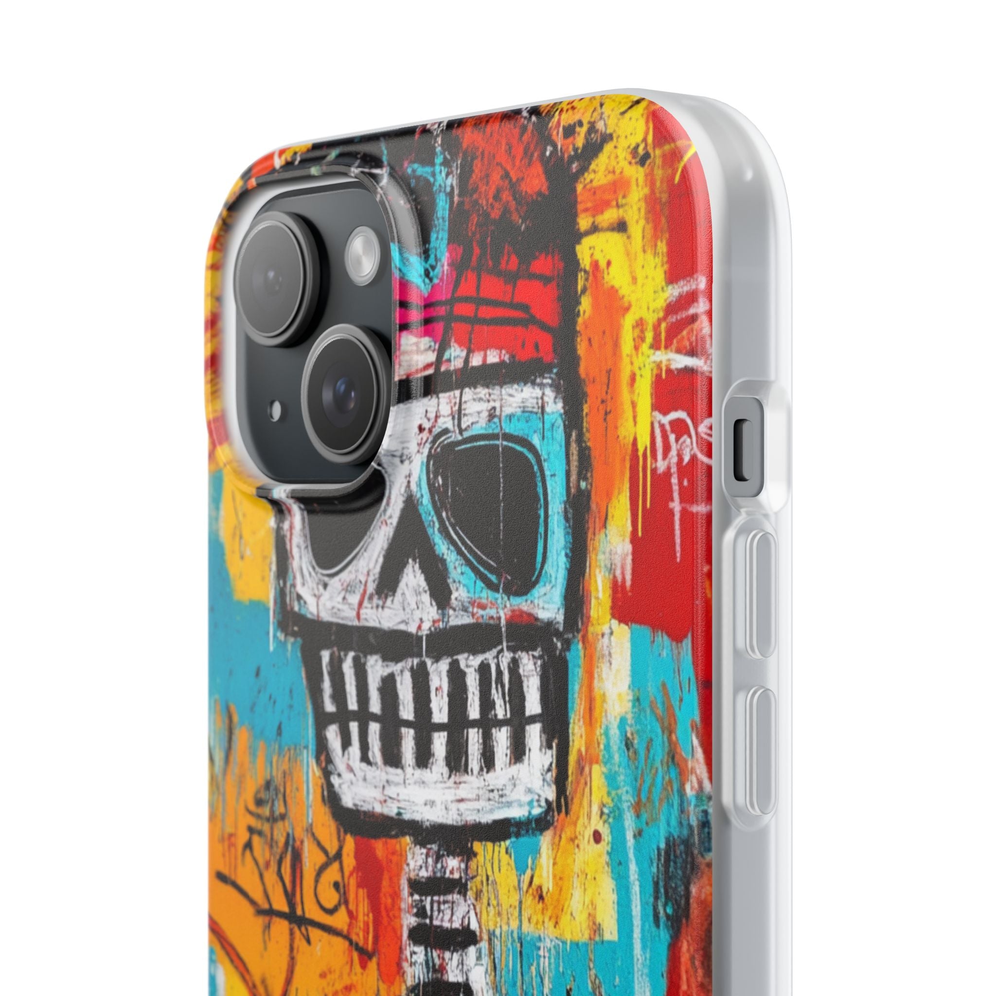 Skeleton Riot iPhone 15 Plus Case - Soft
