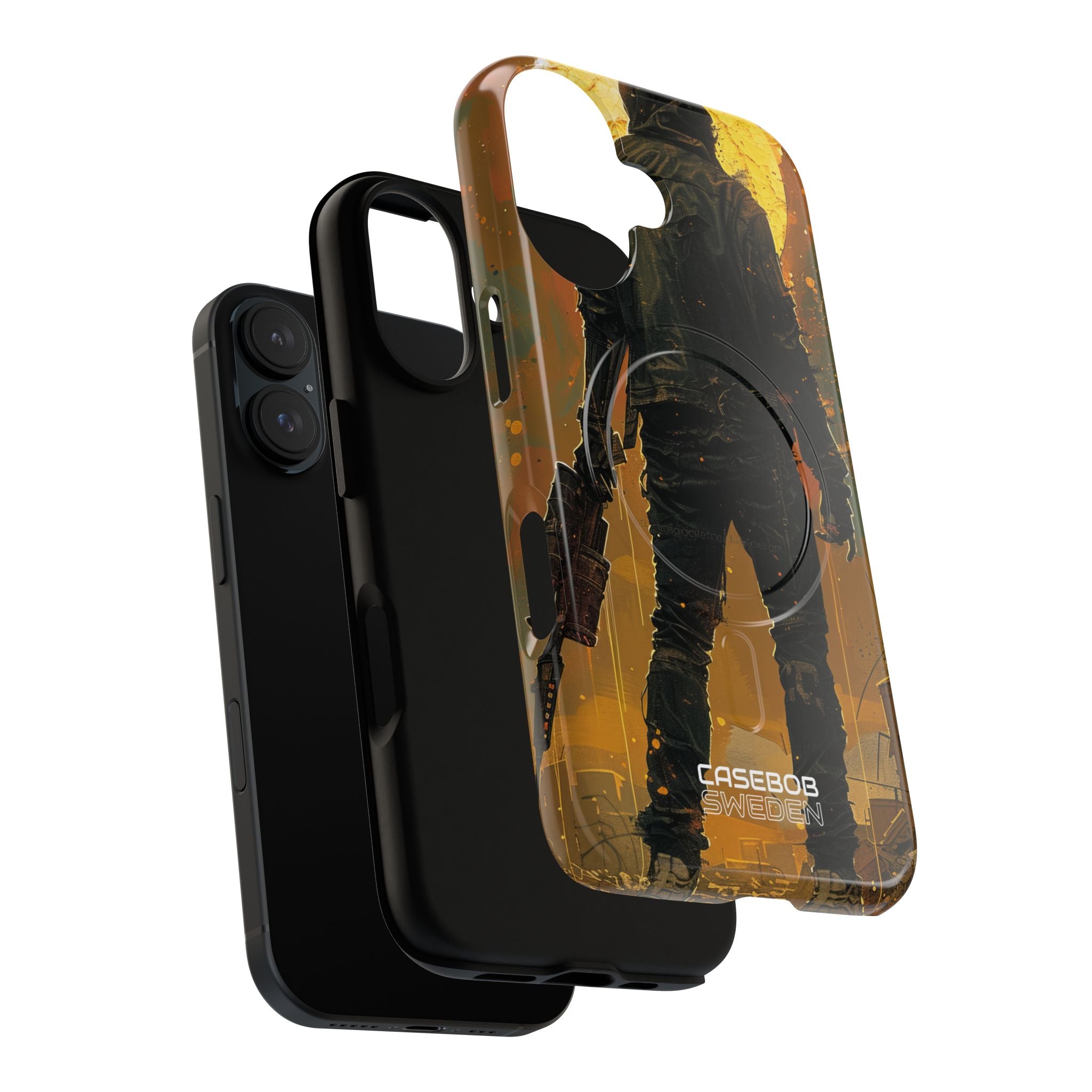 Crimson Fallout Horizon iPhone 16 - Tough+