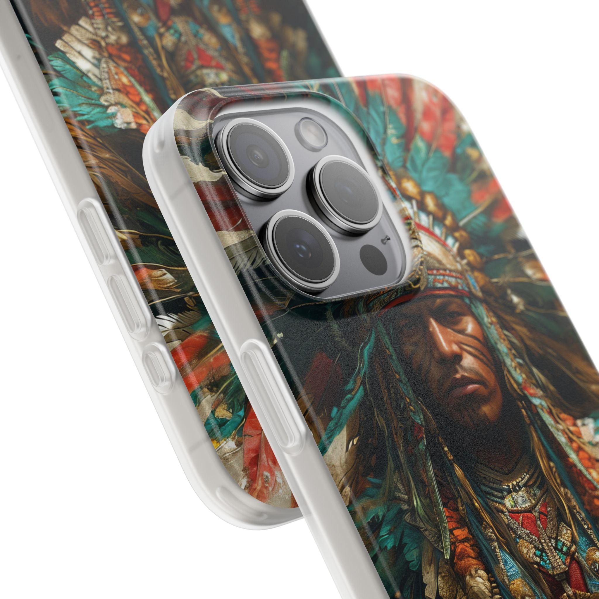 Feathered Majesty iPhone 15 Pro Max Case - Soft