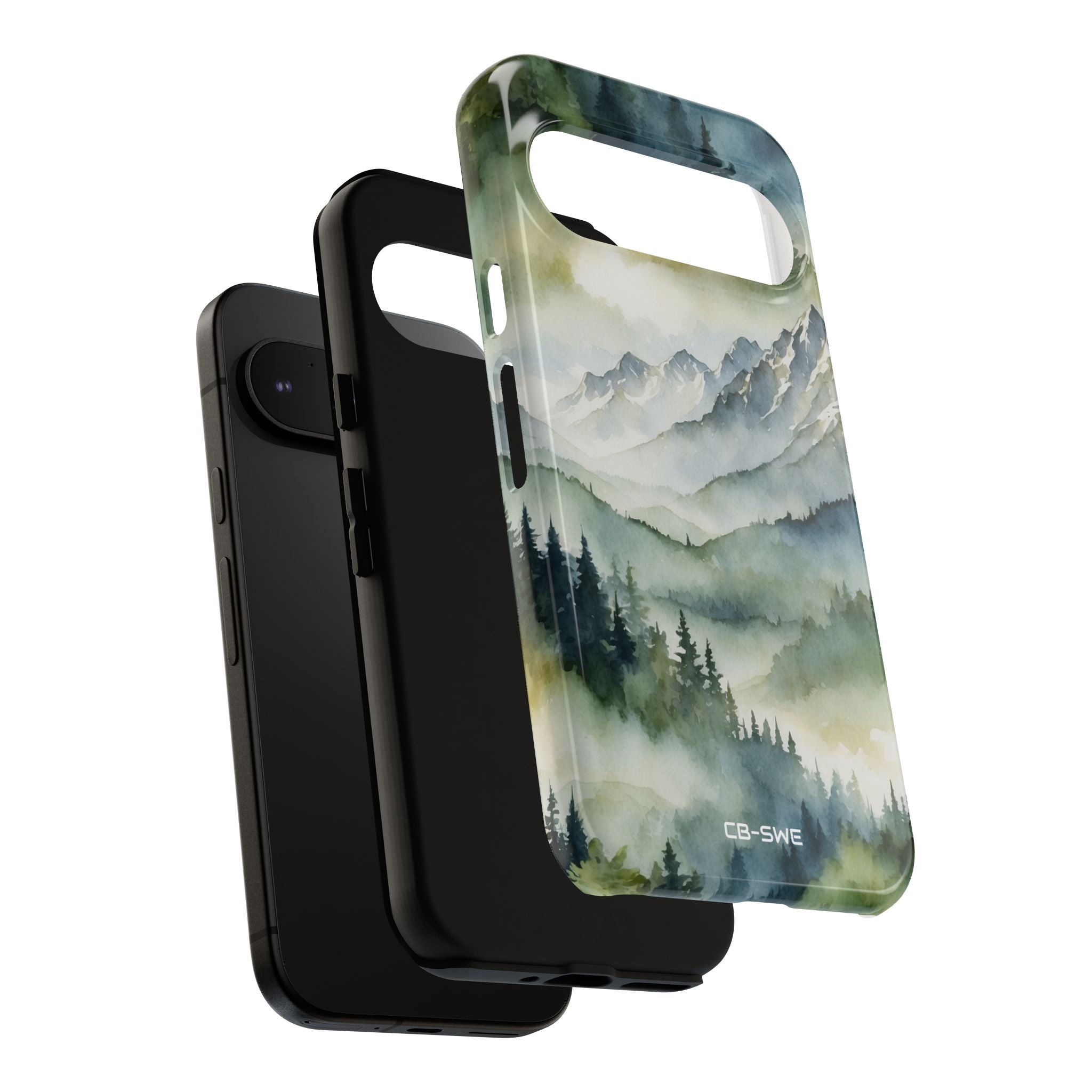 Misty Peaks Emerge - Google Pixel Case