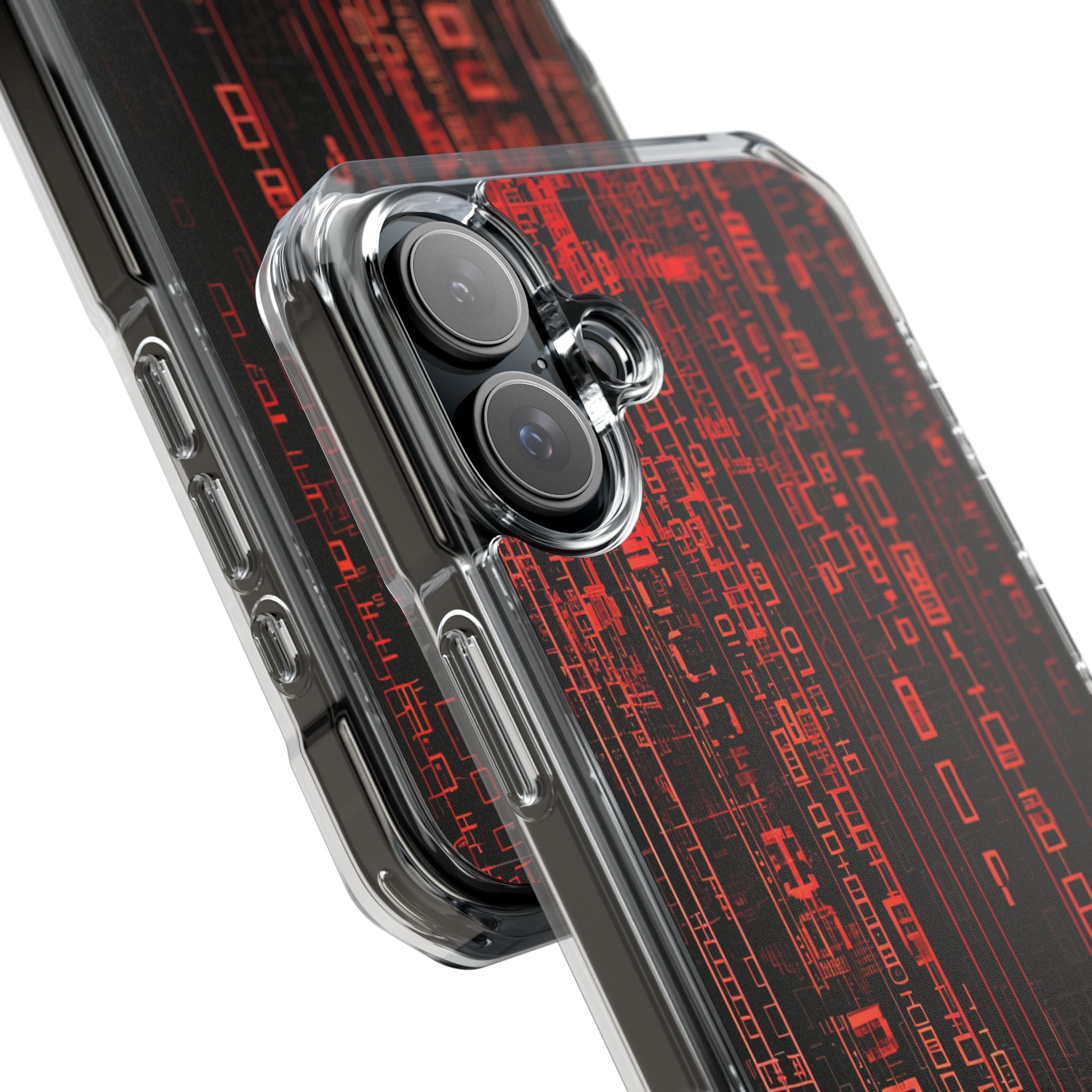Neon Circuit Dreams iPhone 16 - Impact Clear+