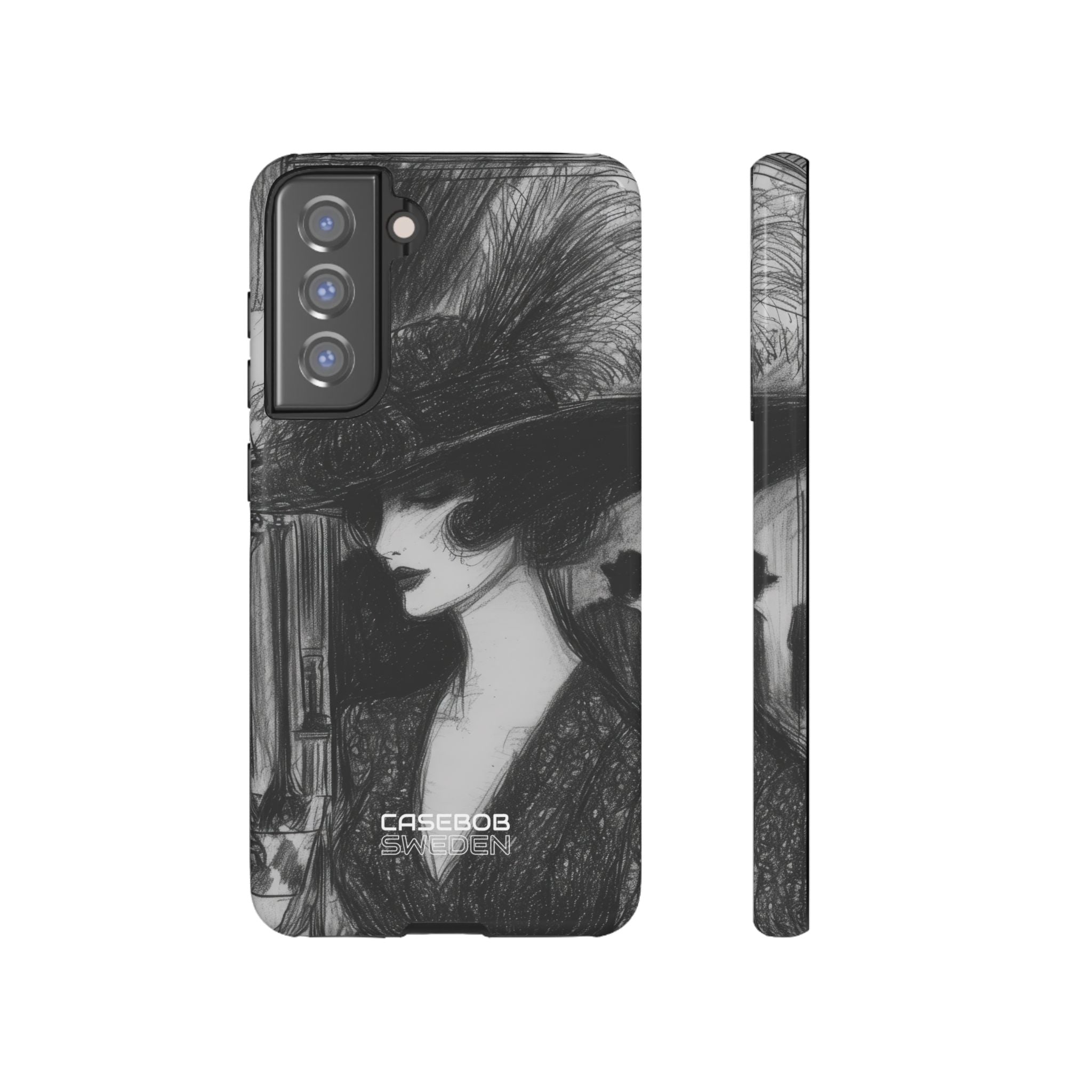 Vintage Veer Elegantie Samsung S21 - Tough