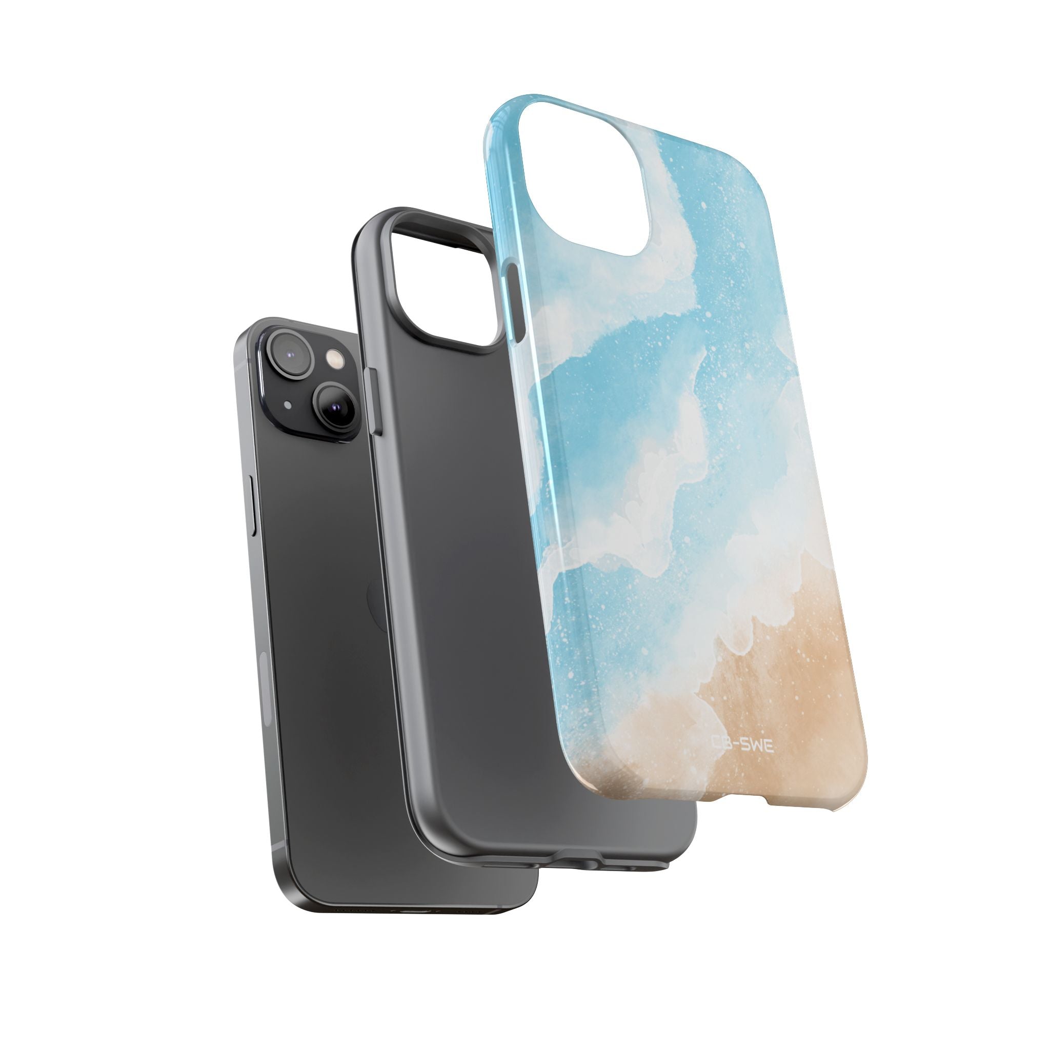 Serene Coastal Whispers - iPhone Case