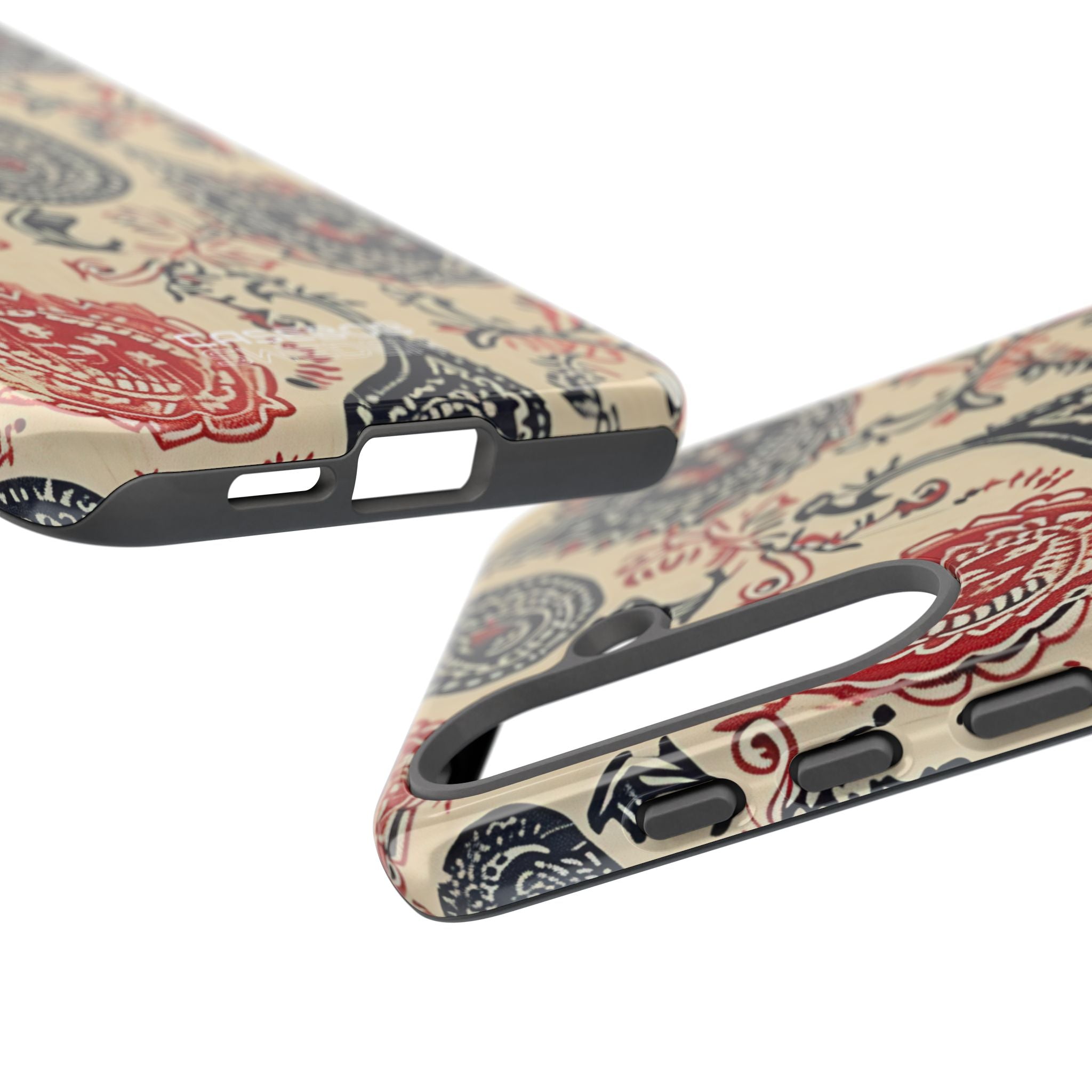 Navy Paisley Swirl Samsung S25 - Tough
