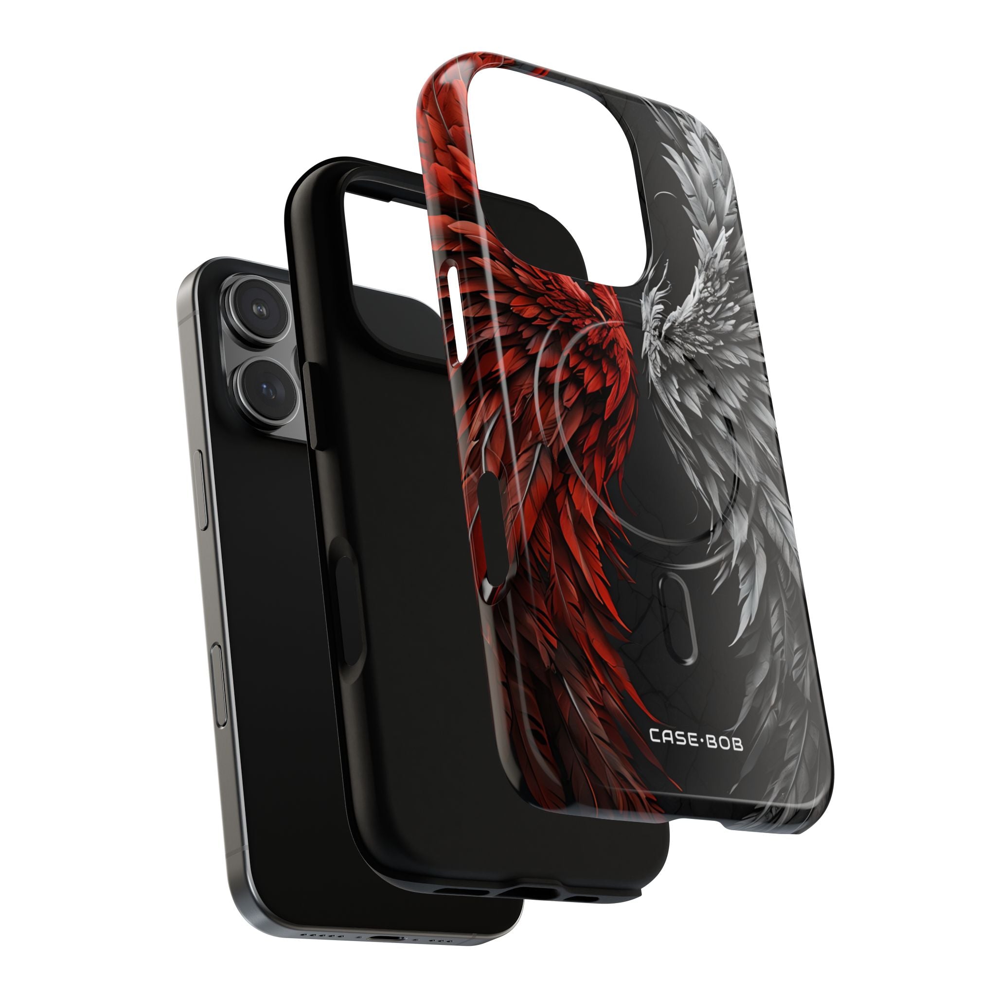 Crimson White Wings iPhone 16 Pro Case - Tough+