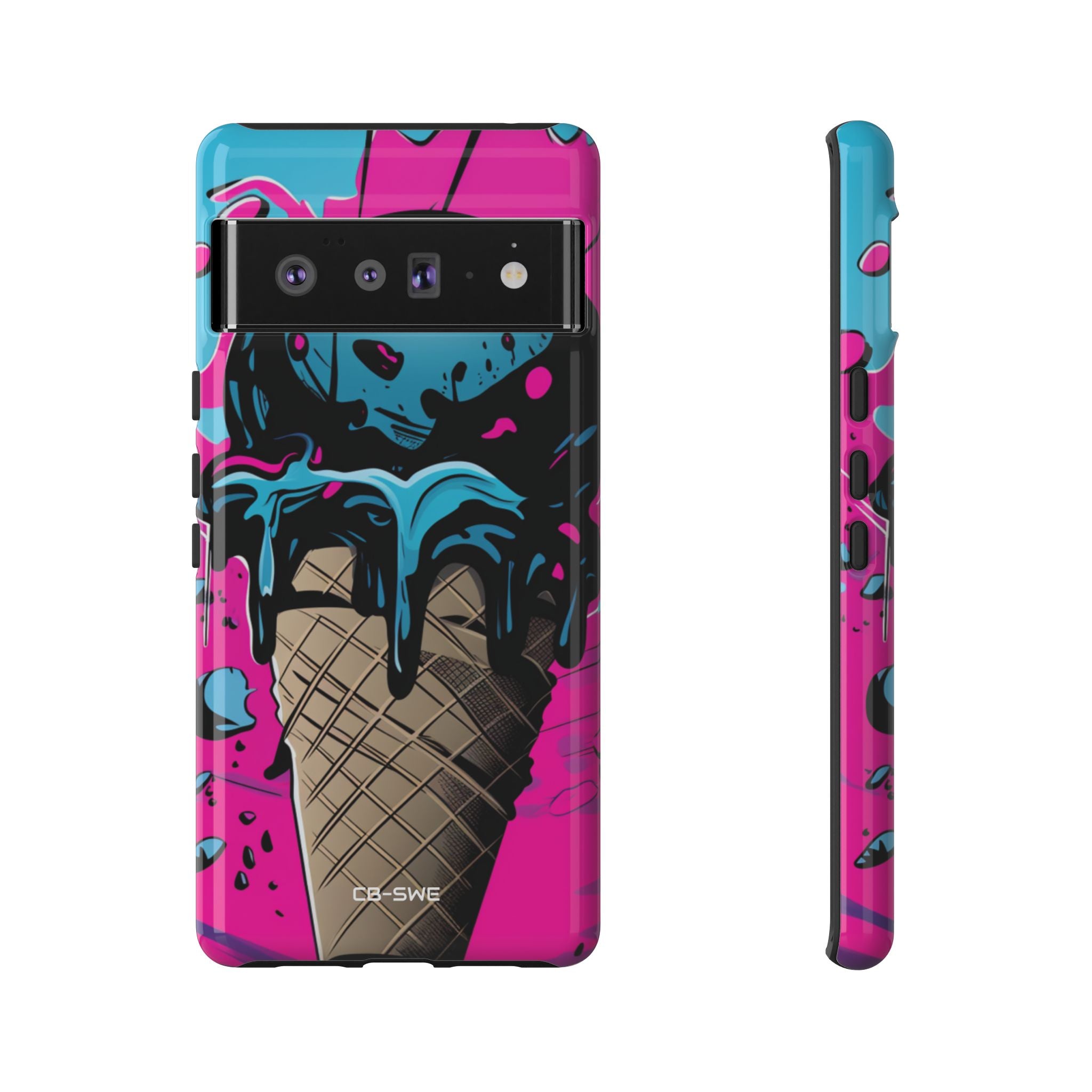 Vibrant Ice Cream Splash - Google Pixel Case