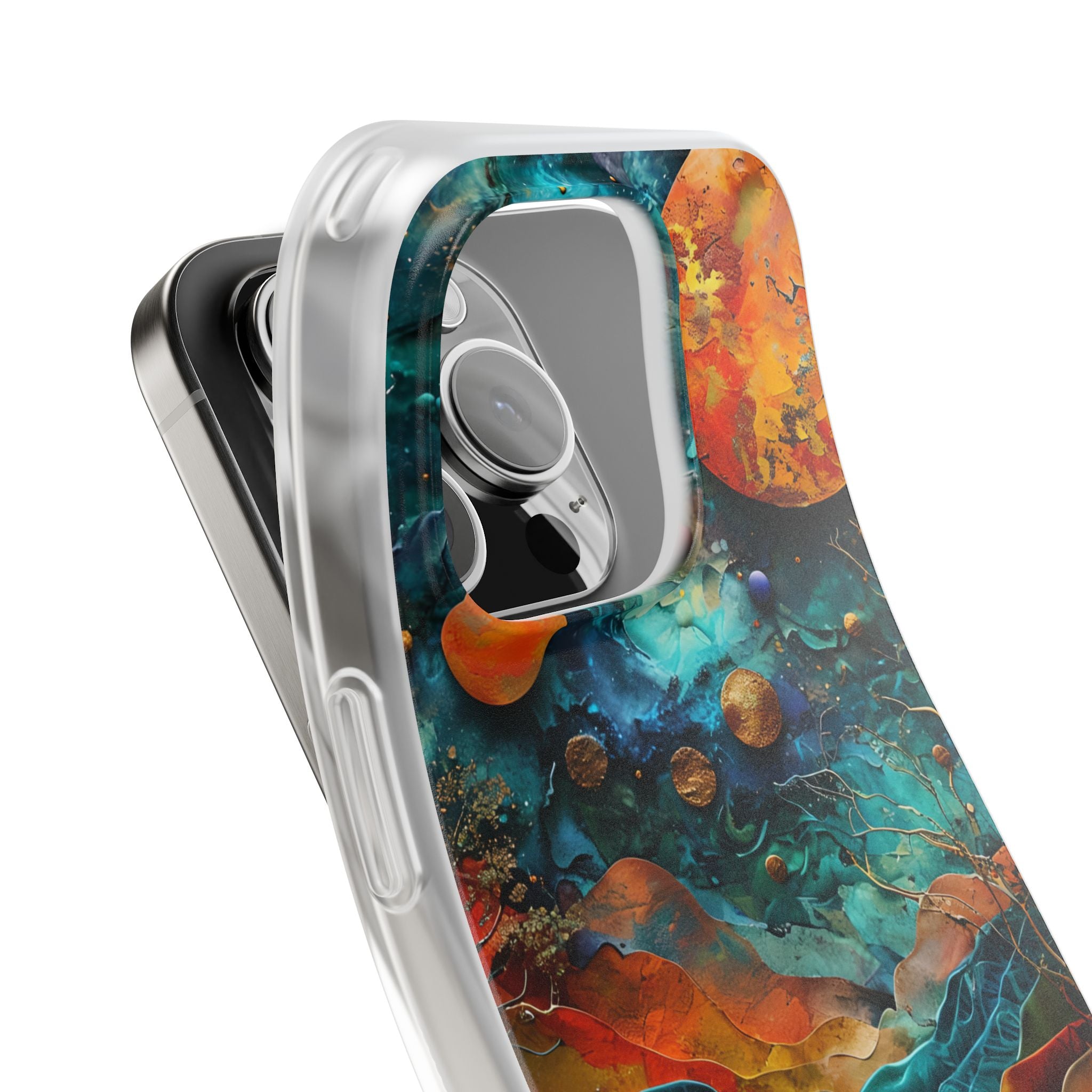 Celestial Ember iPhone 16 Pro Case - Soft