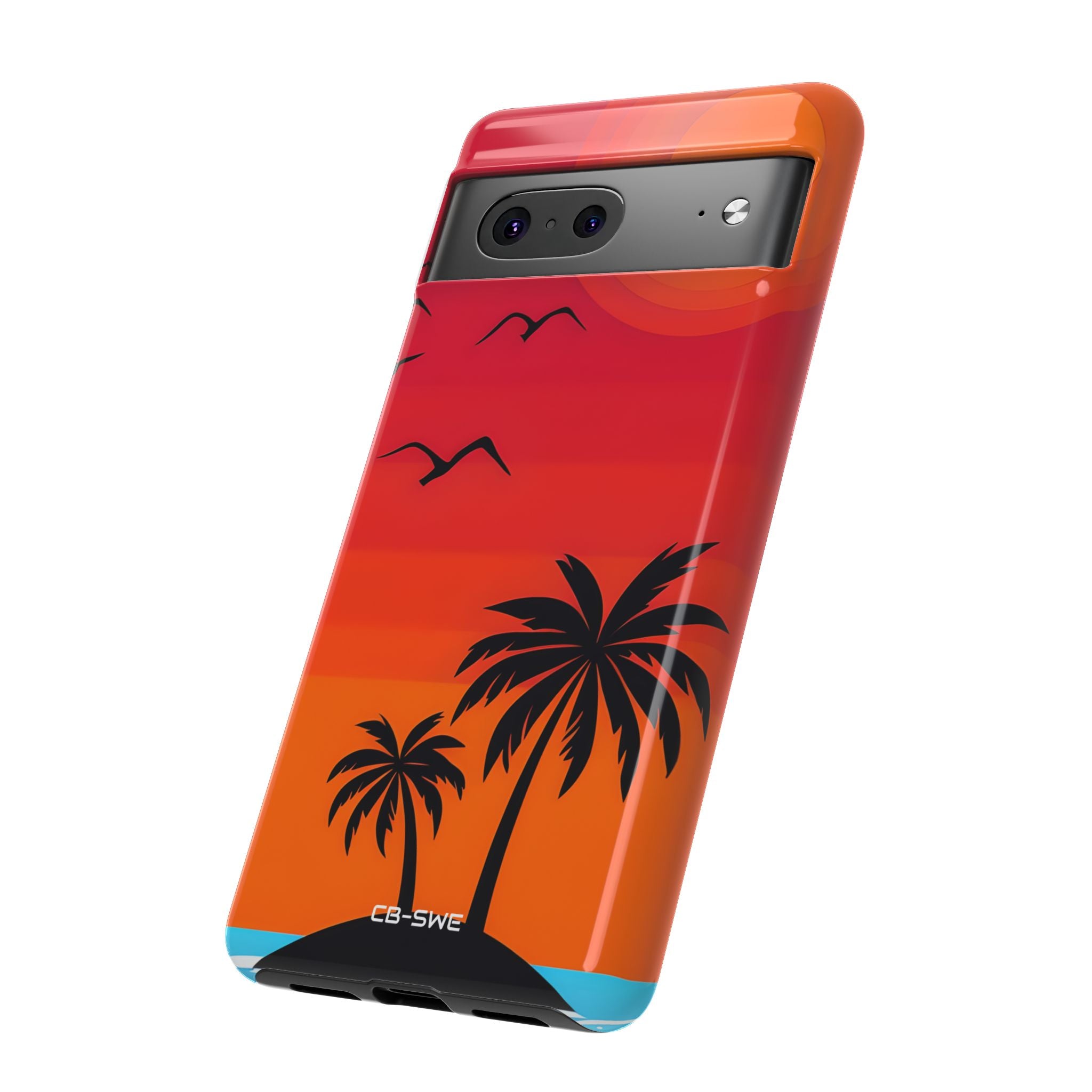 Summer Sunset Silhouettes - Google Pixel Case