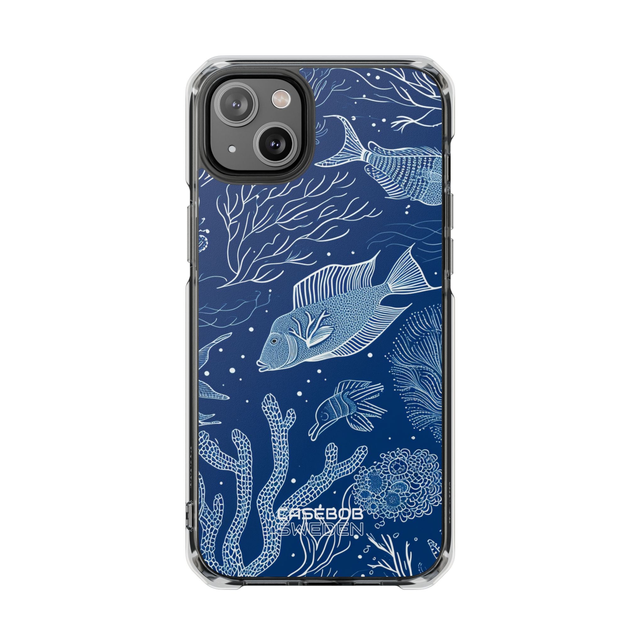 Blue Coral Garden iPhone 14 - Impact Clear+