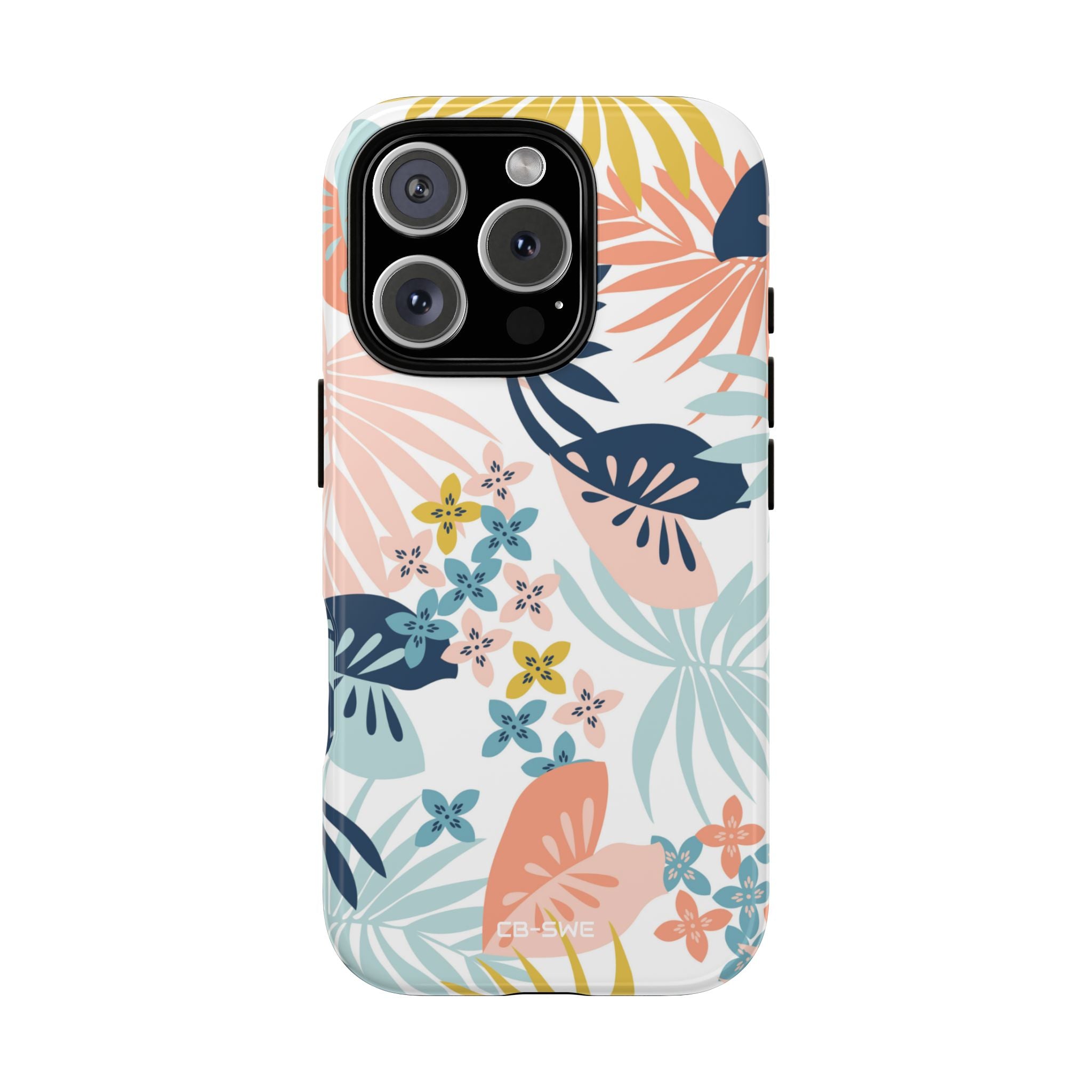 Tropical Foliage Blooms - iPhone Case