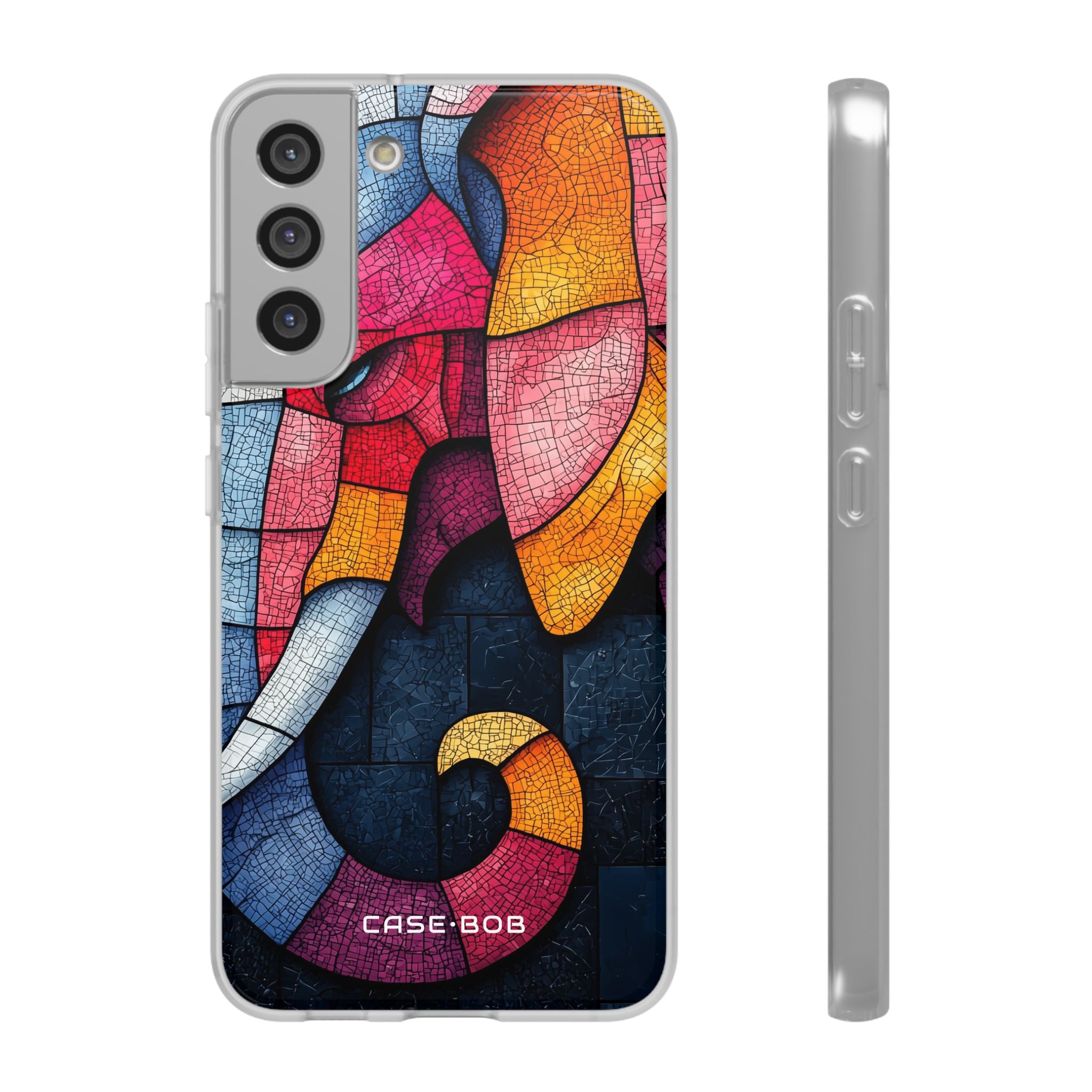 Elephant Mosaic Samsung S22 Plus Case - Soft