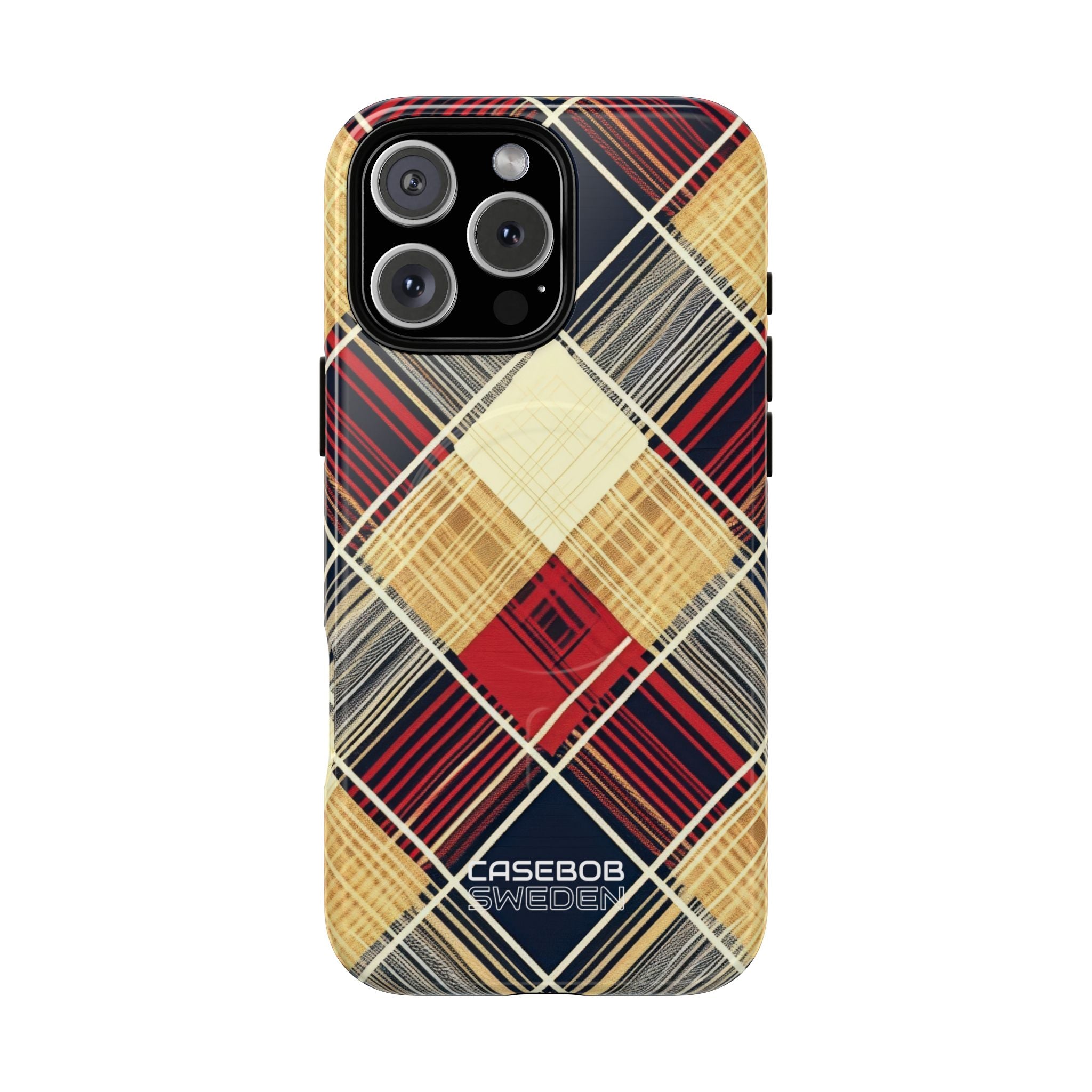 Plaid Diamond Tapestry iPhone 16 - Tough+