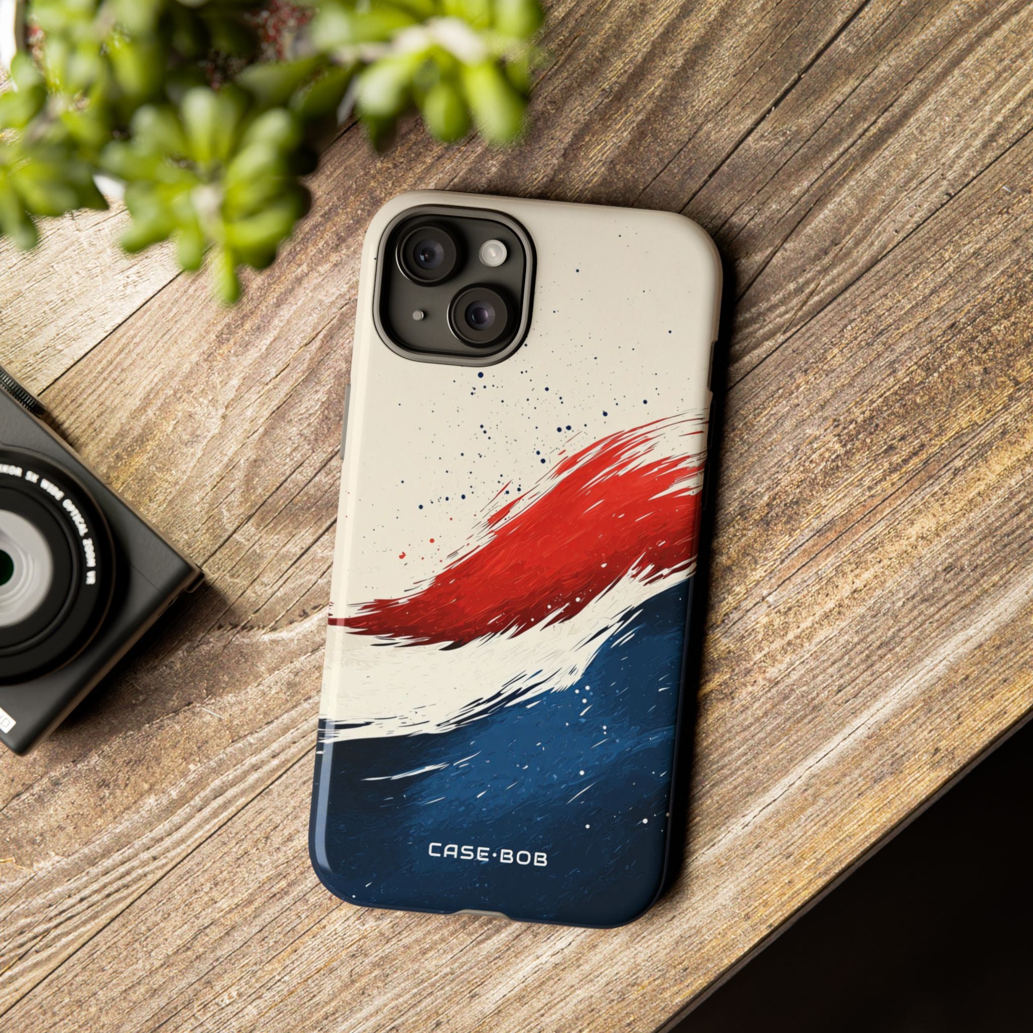 Red Surge iPhone 15 Plus Case - Tough