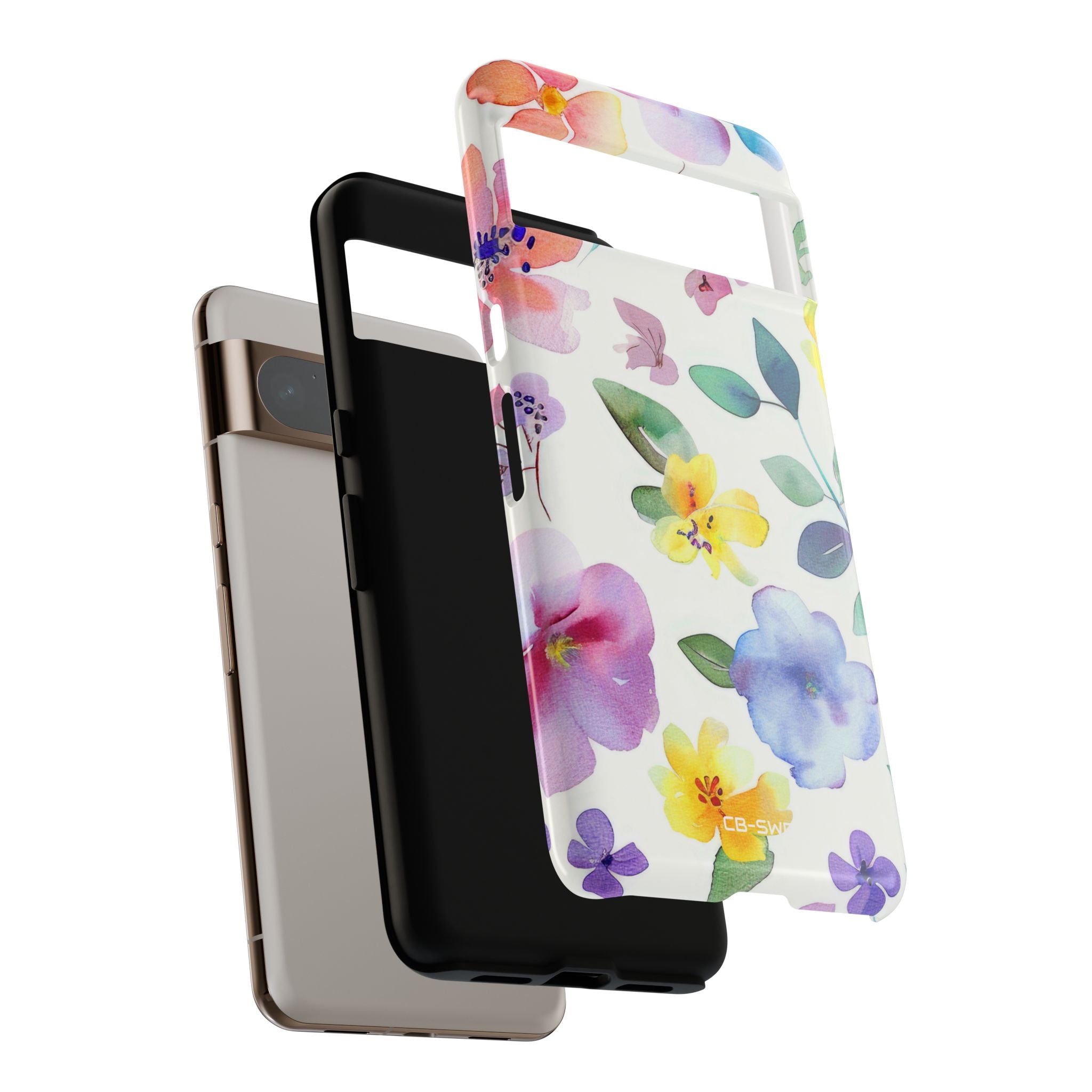 Whimsical Watercolor Florals - Google Pixel Case