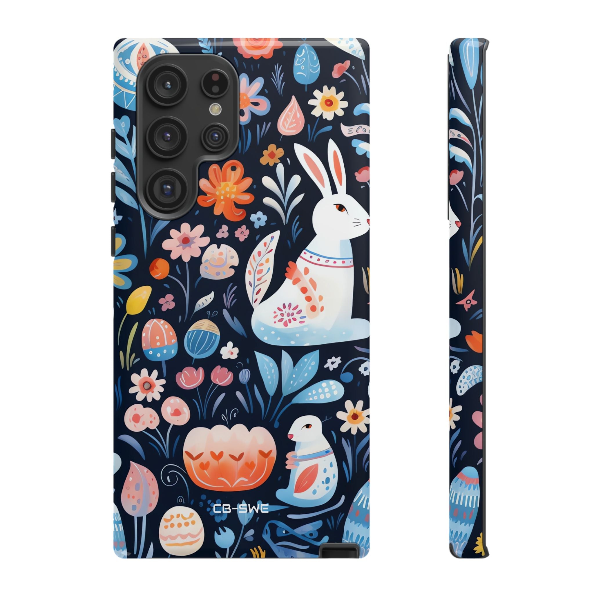 Bunnies Play Among Flowers - Samsung Case