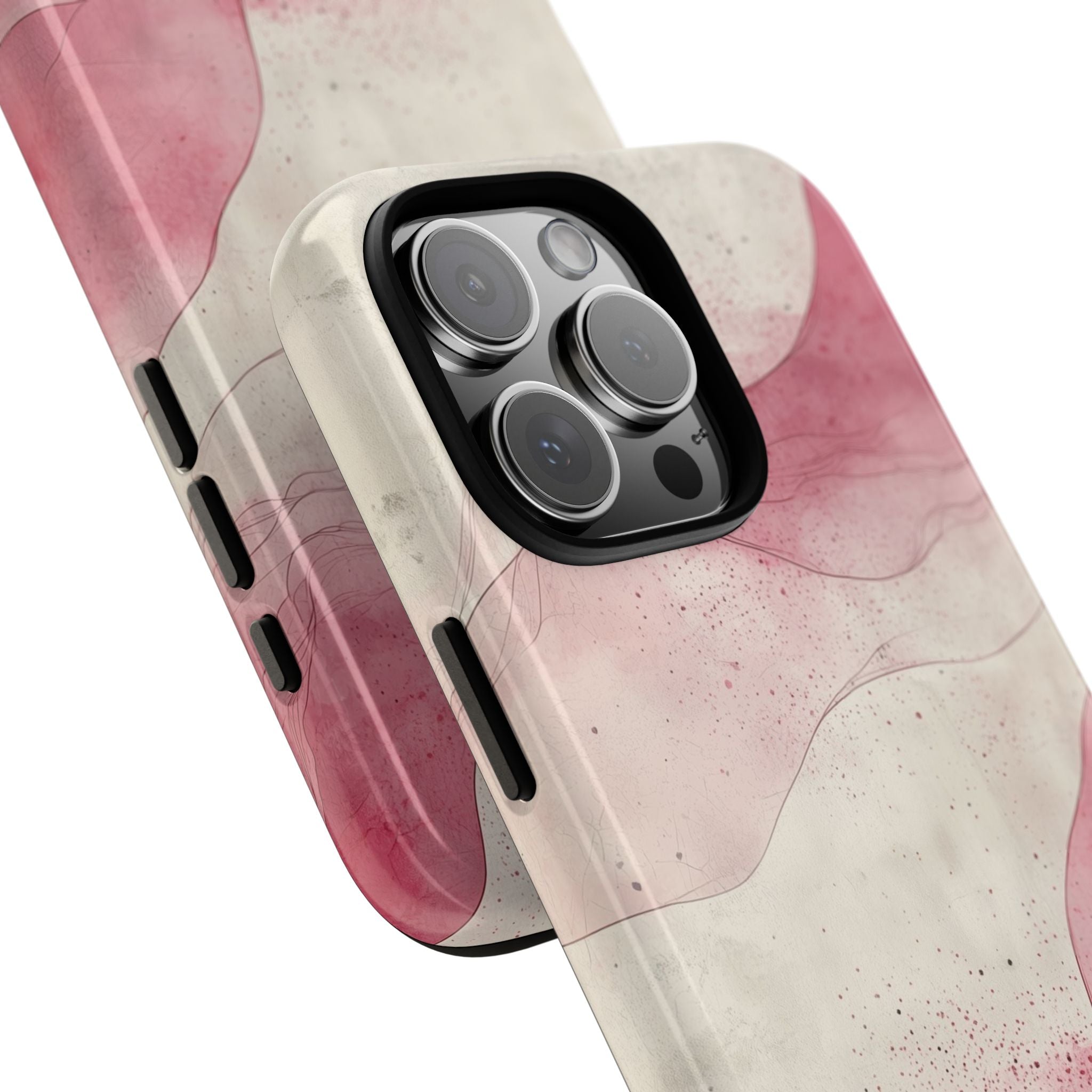 Crimson Waves iPhone 16 Pro Max Case - Tough