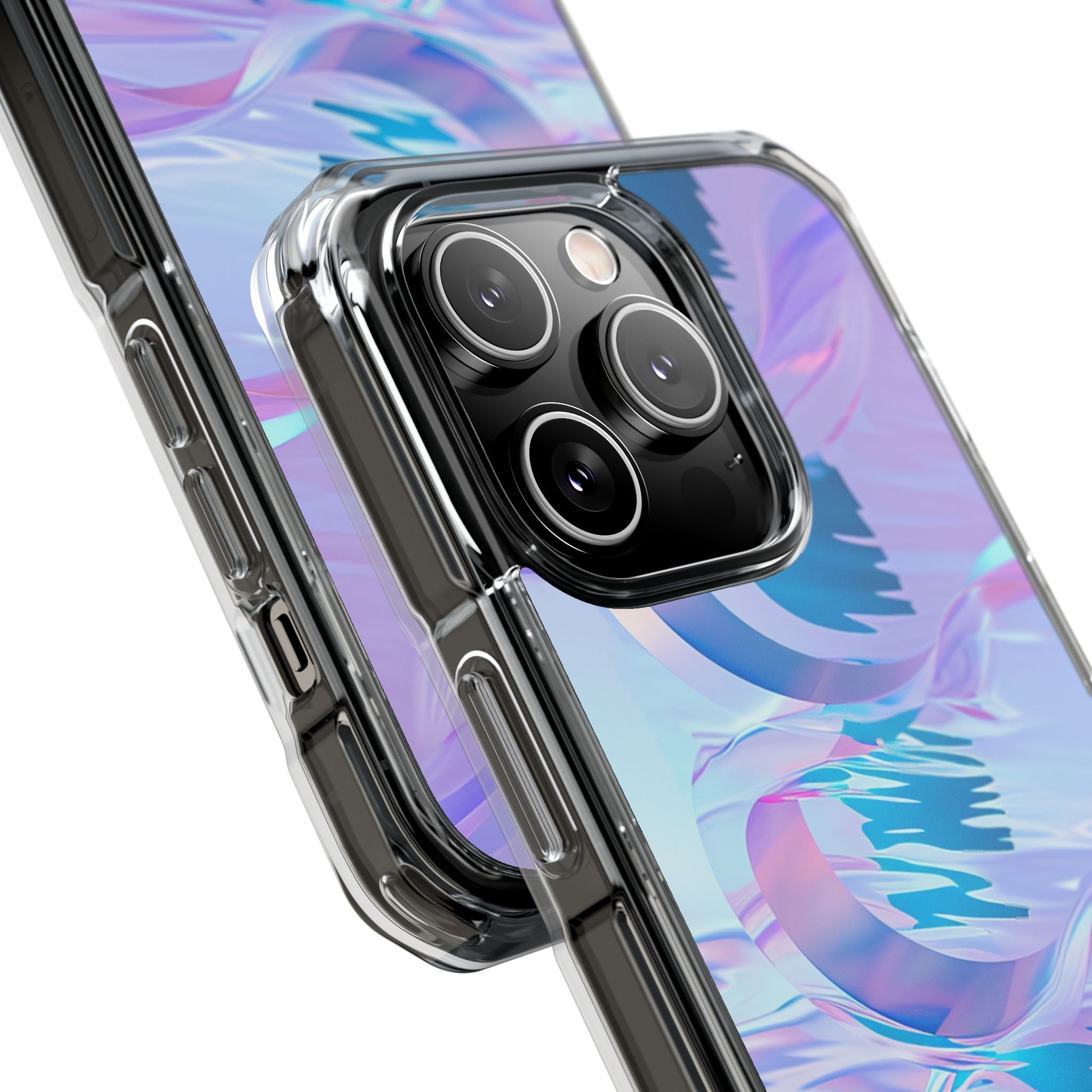 Iridescente Stromende Golven iPhone 14 - Impact Clear+