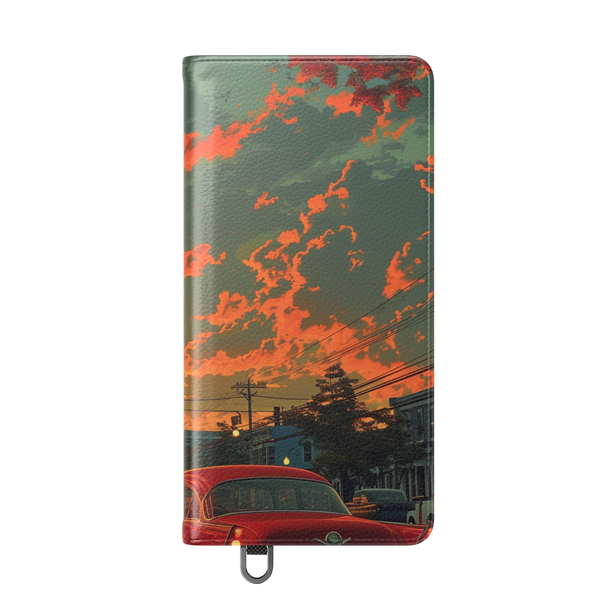 Crimson Classic Glow - Samsung S25 Ultra Case - Wallet