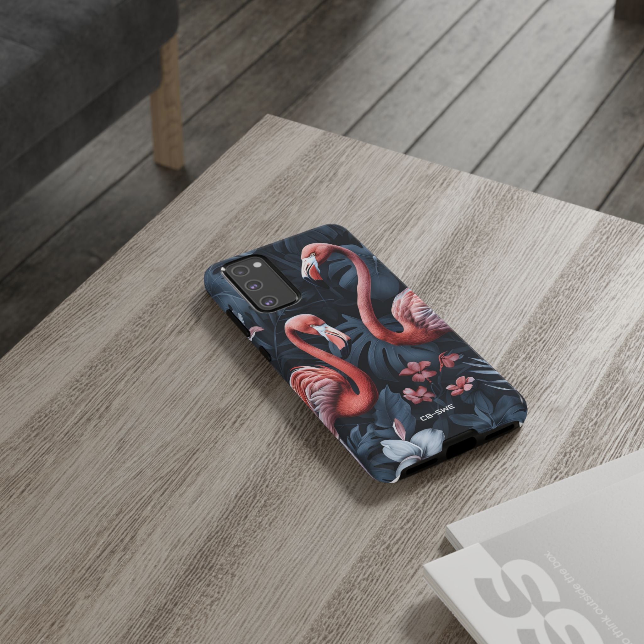 Flamingos Embrace Nature - Samsung Case