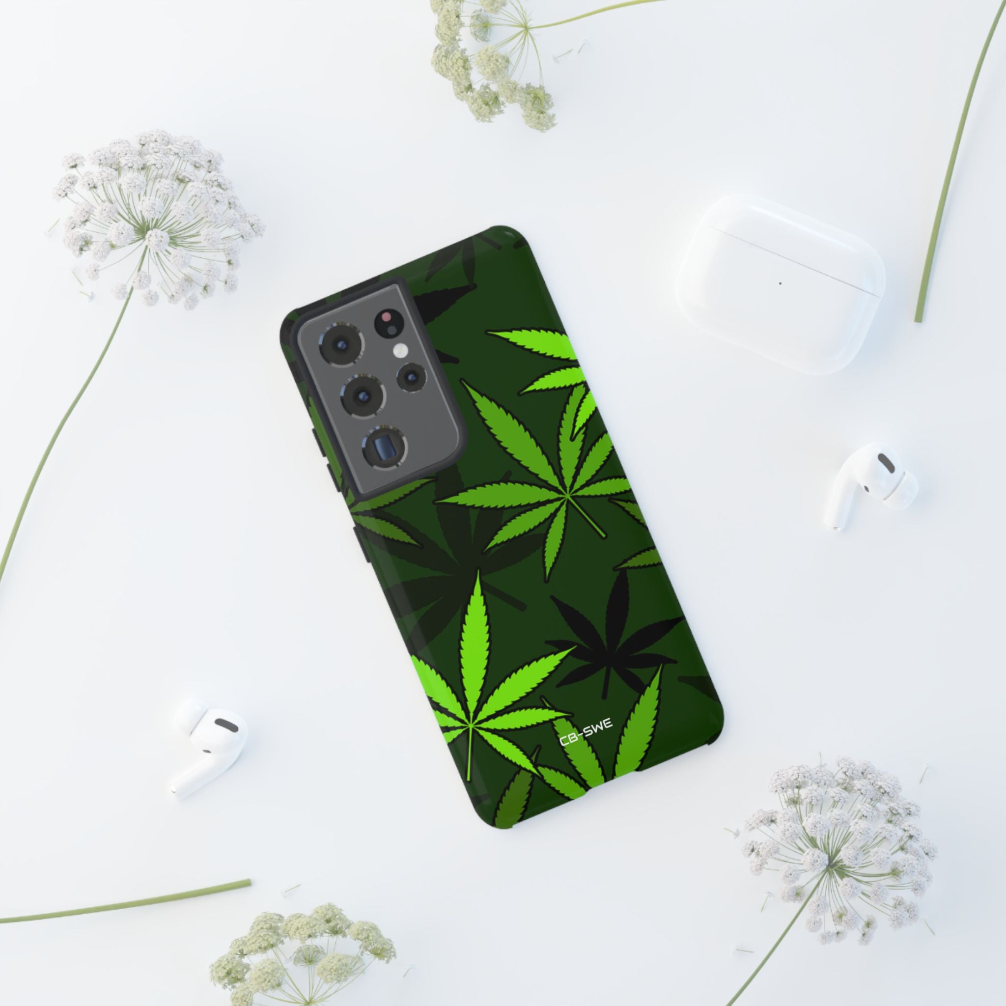 Green Leaf Symmetry - Samsung Case