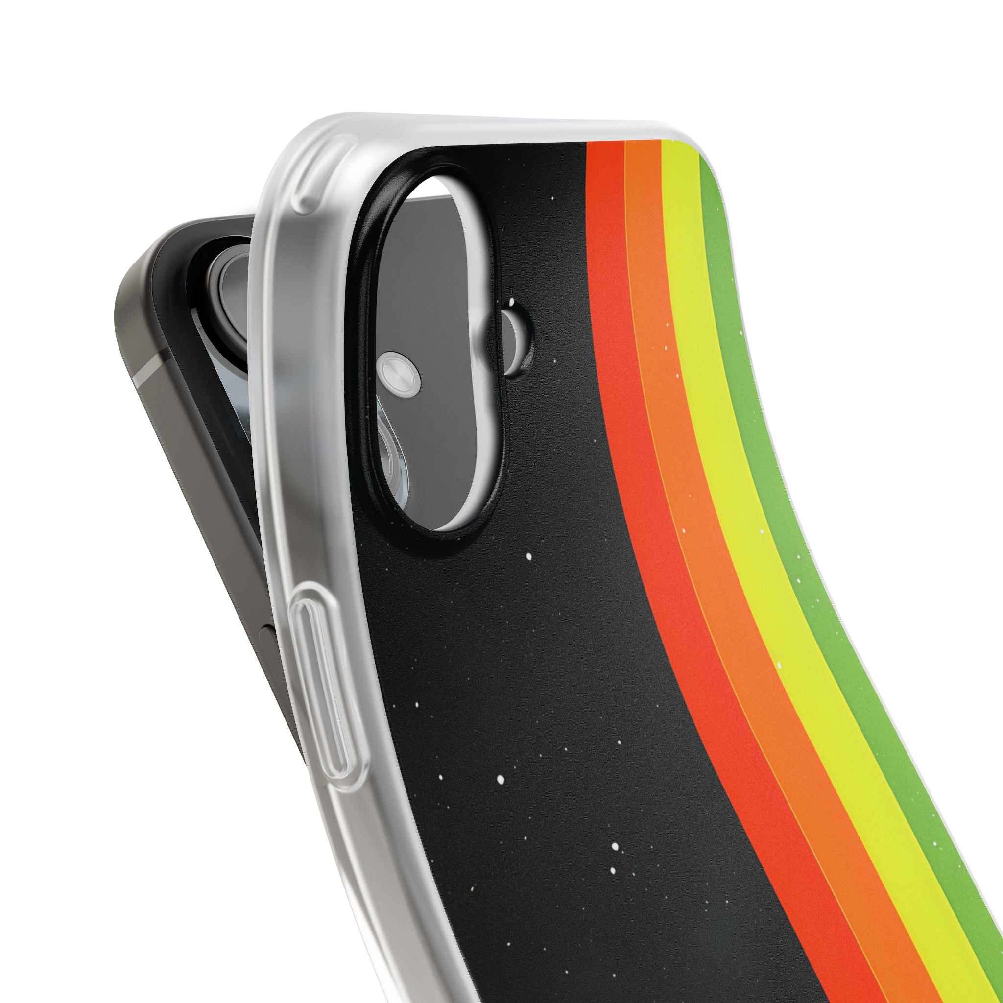 Celestial Stripes iPhone 16 Plus Case - Soft