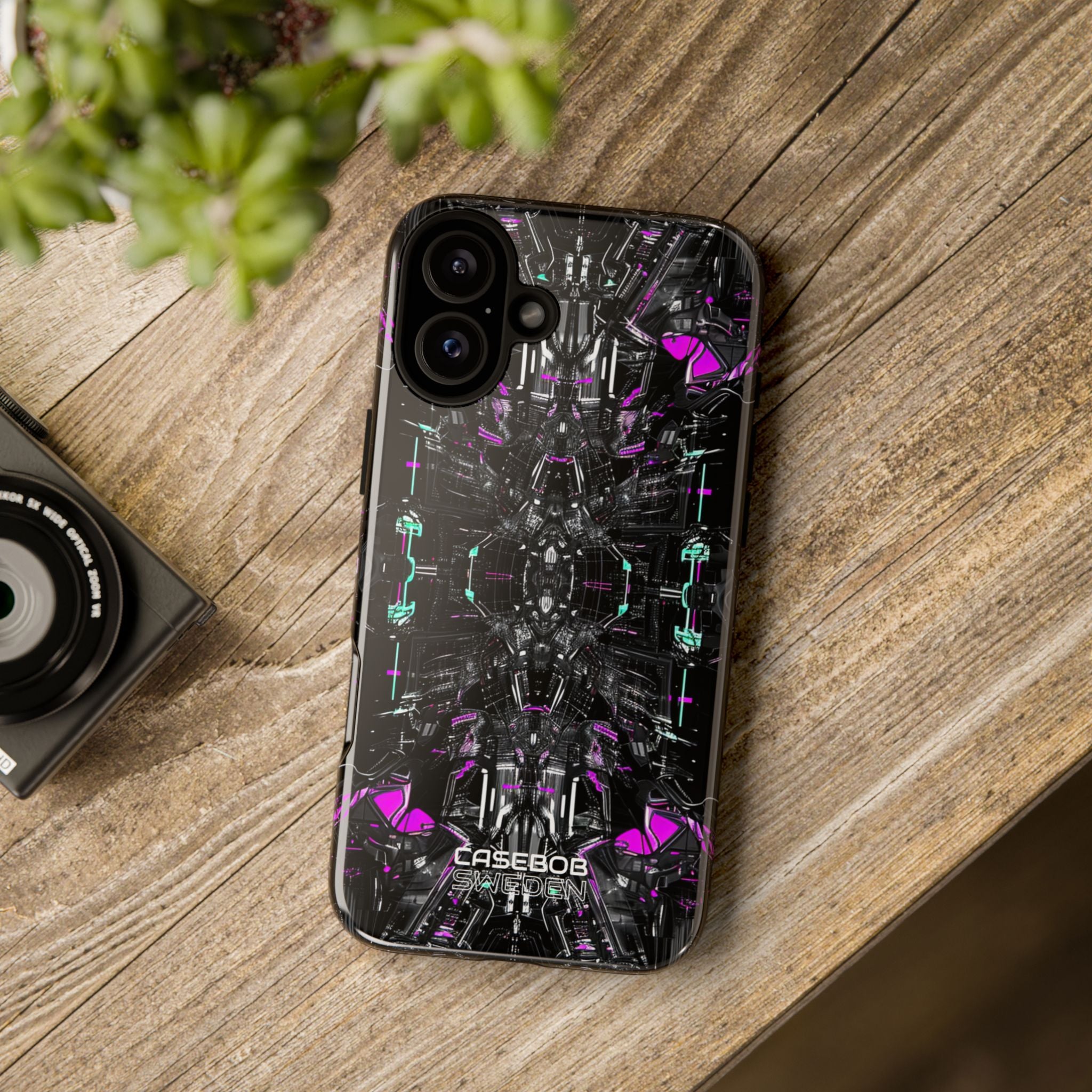 Cybernetic Neon Nexus iPhone 16 - Tough