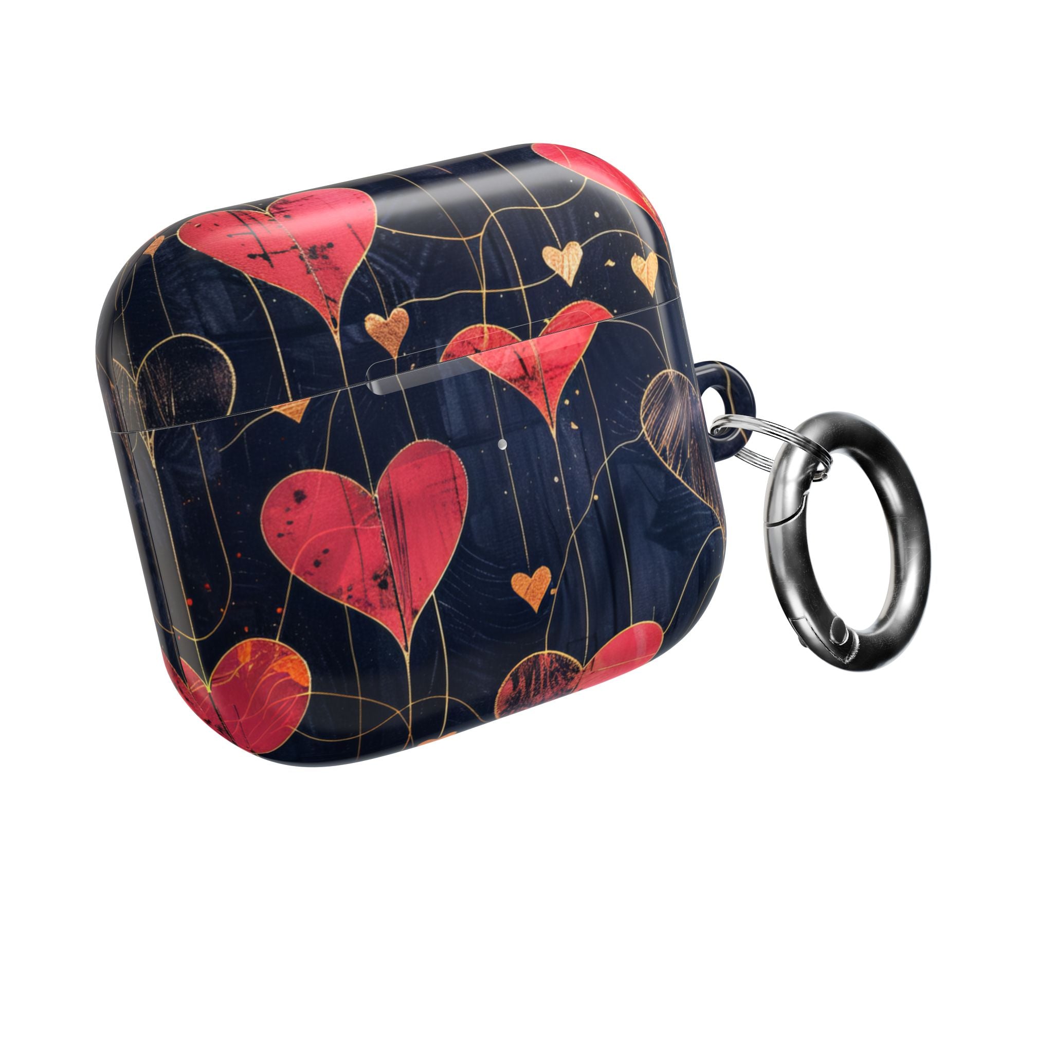 Rauhallinen sydänruudukko - AirPods Case