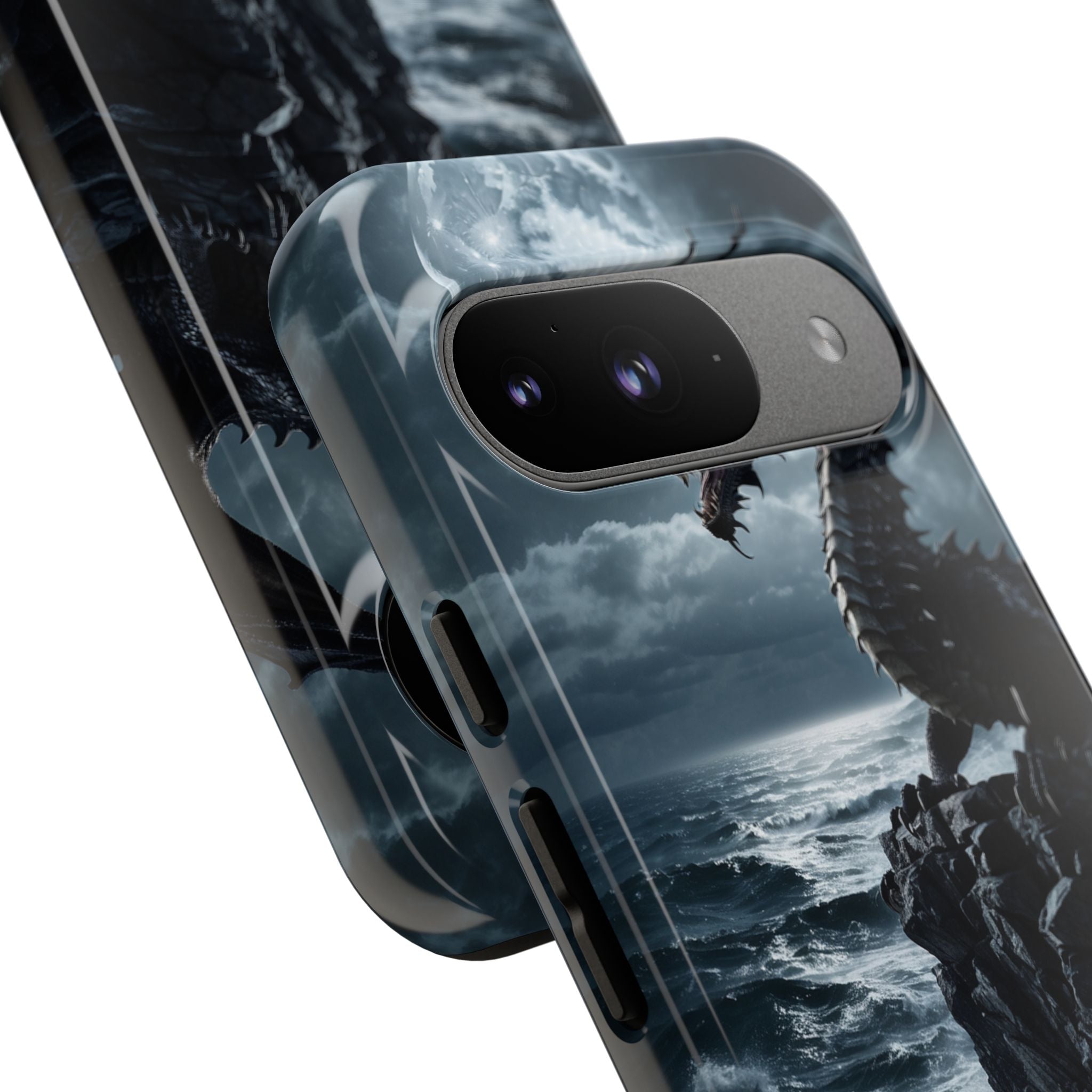 Dragon Roars Against Sea - Google Pixel Case