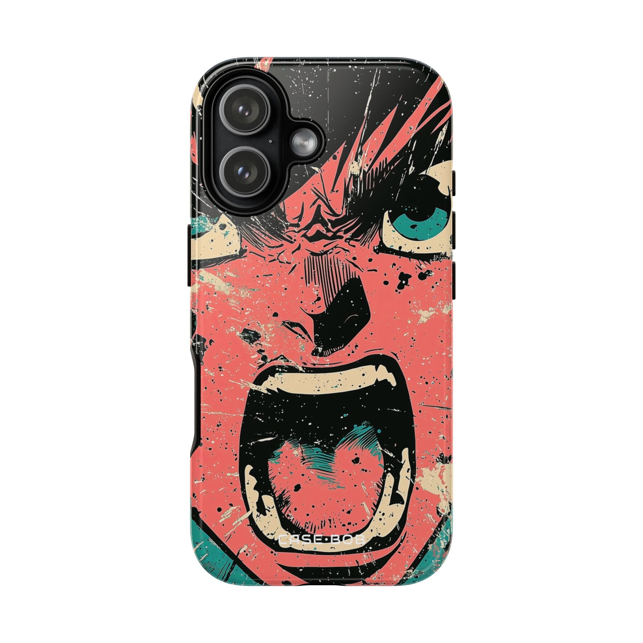 Screaming Face Pink iPhone 17 Case - Tough