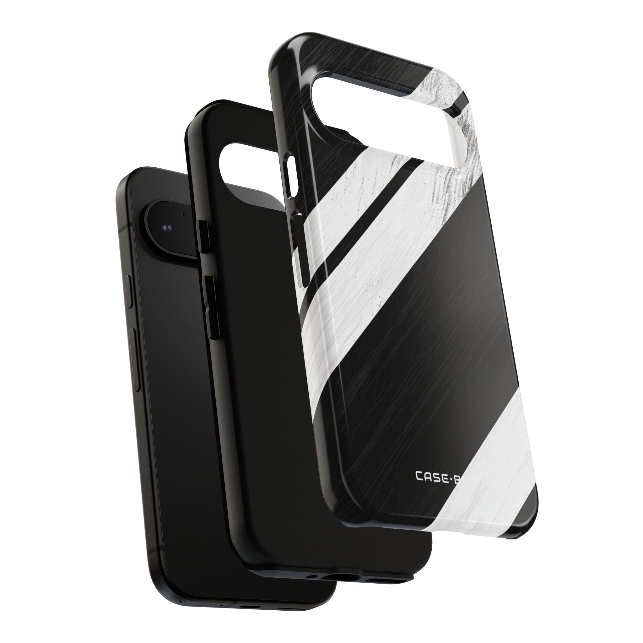 Distressed Stripe Motion Google Pixel 9 Case - Tough