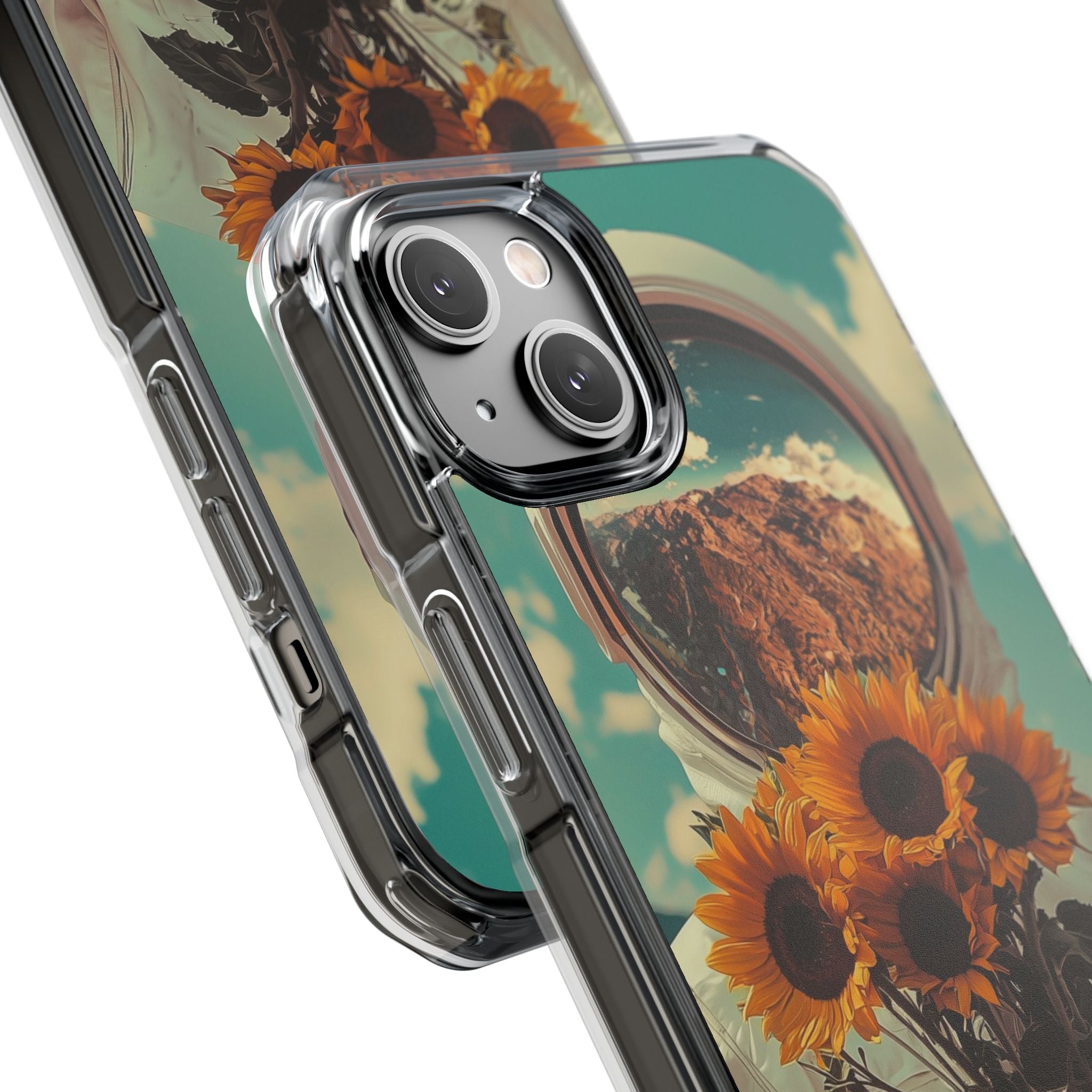 Sunflower Astronaut iPhone 14 Plus Case - Impact