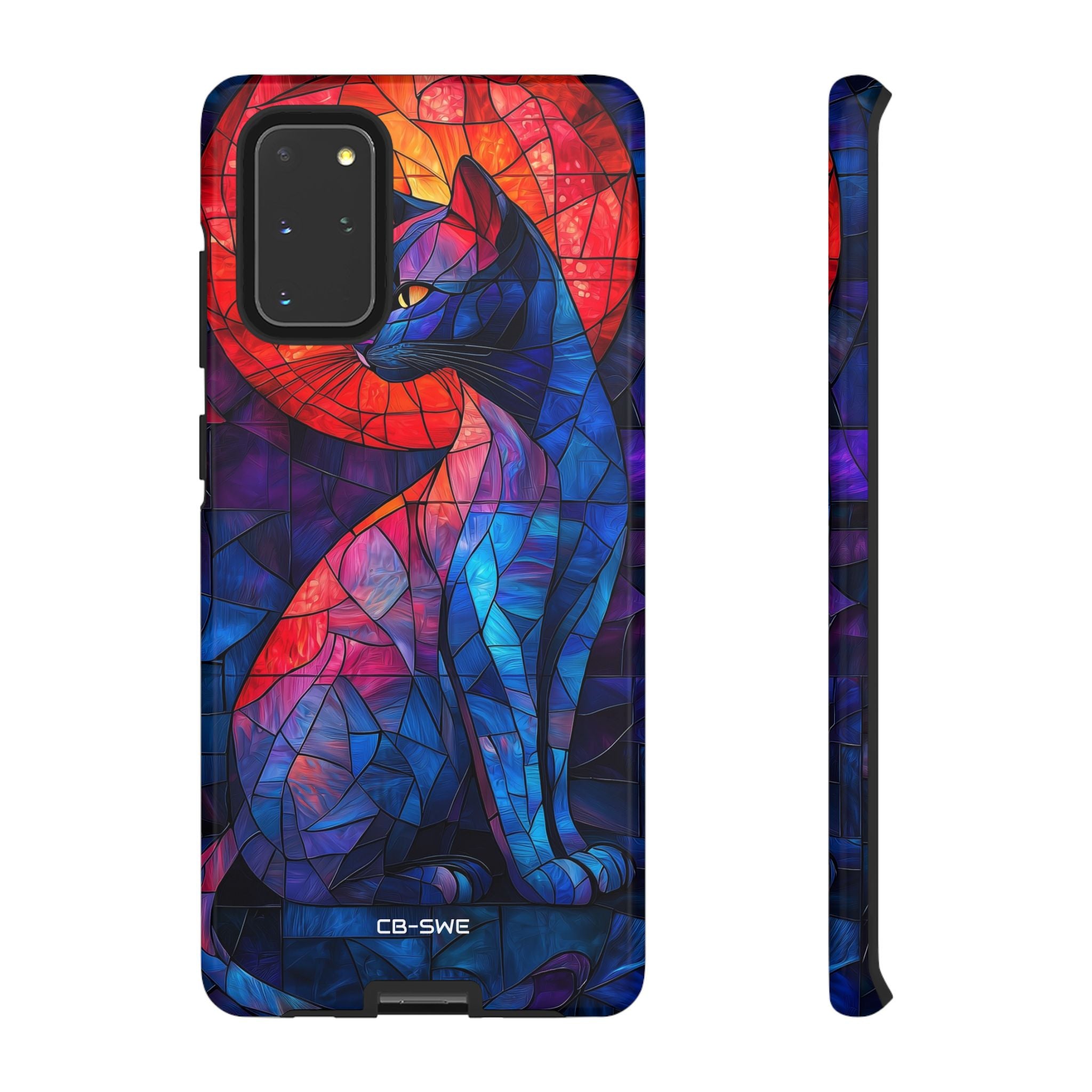 Cat Silhouettes Glow - Samsung Case