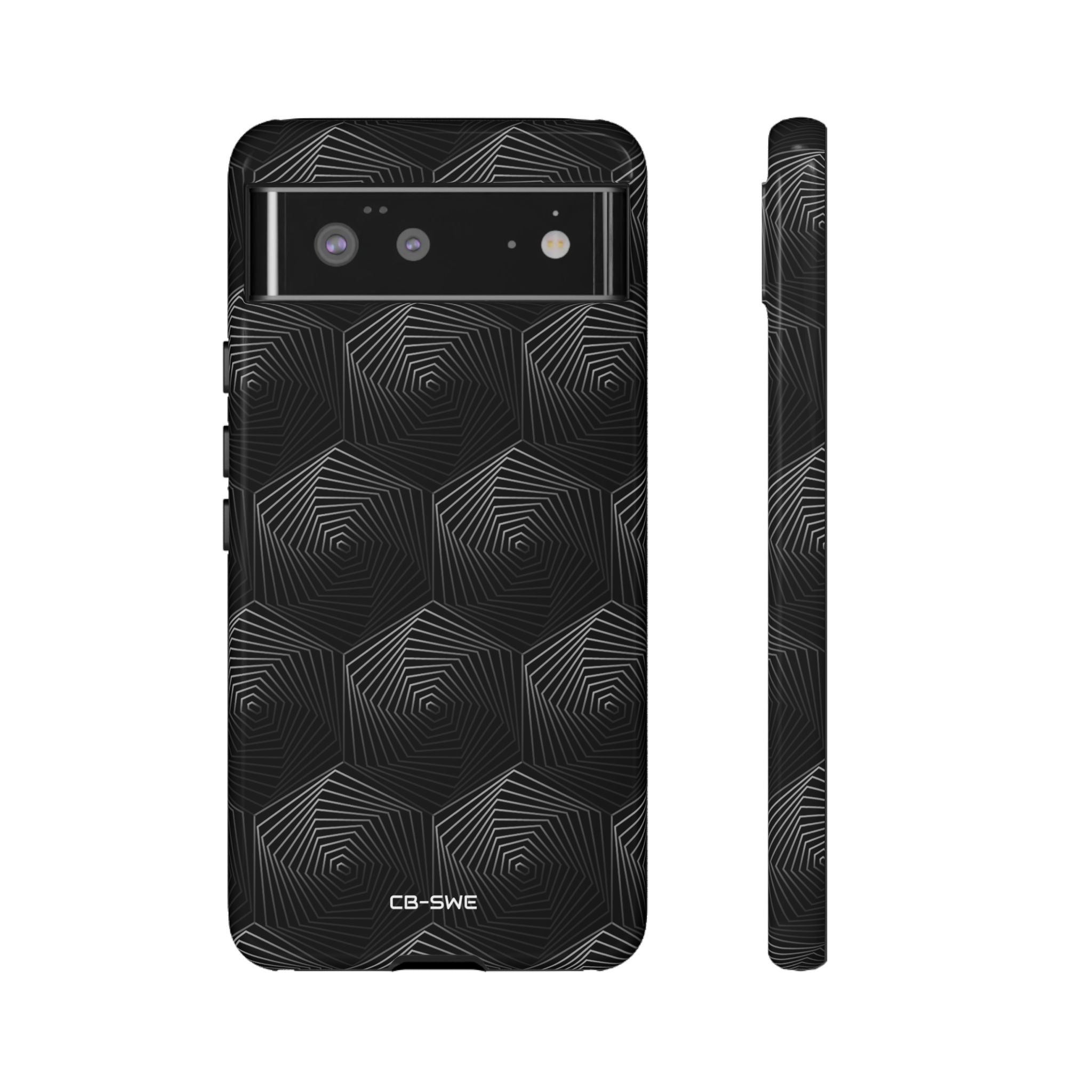 Geometric Spiral Illusion - Google Pixel Case