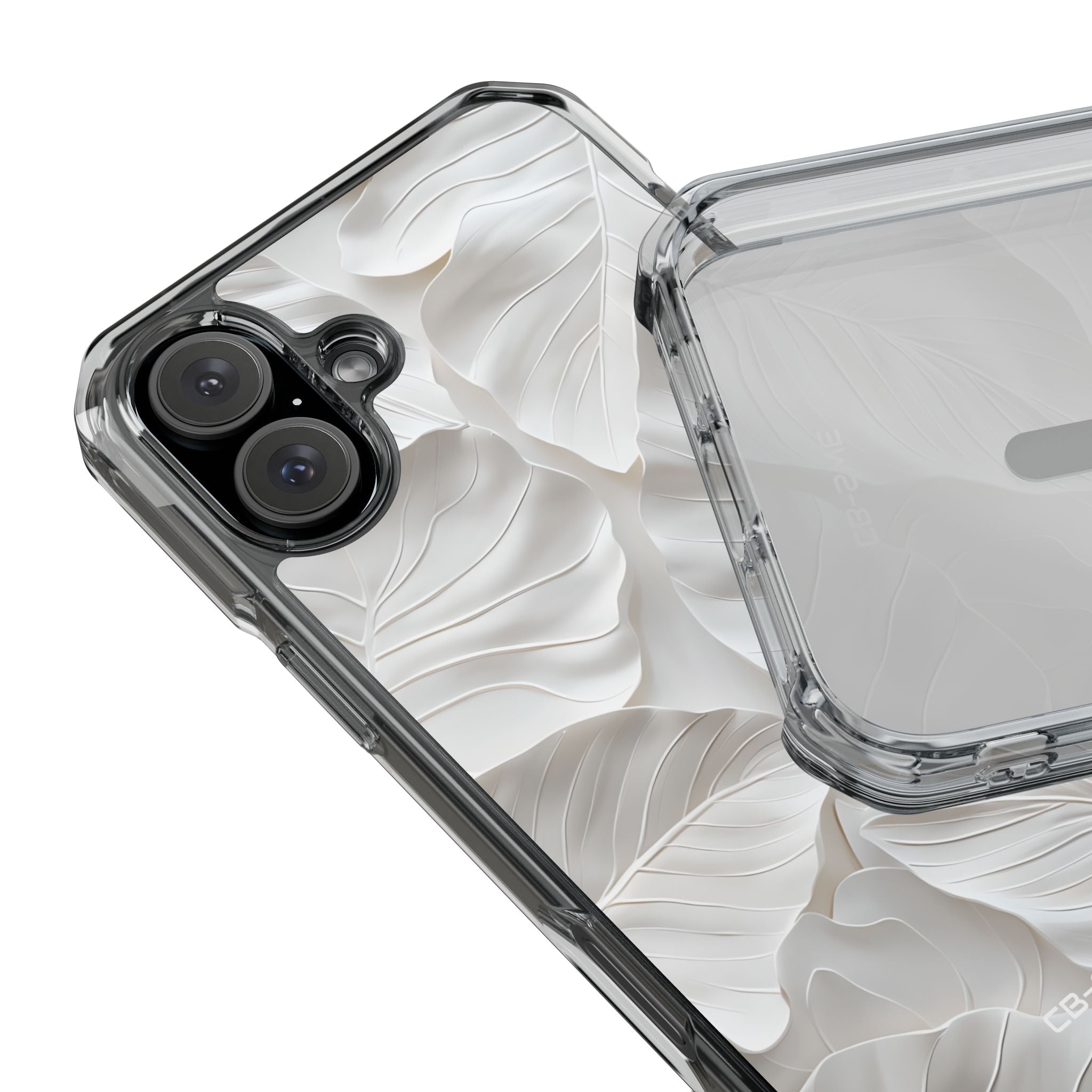 Elegant Leaf Relief iPhone Case - Impact