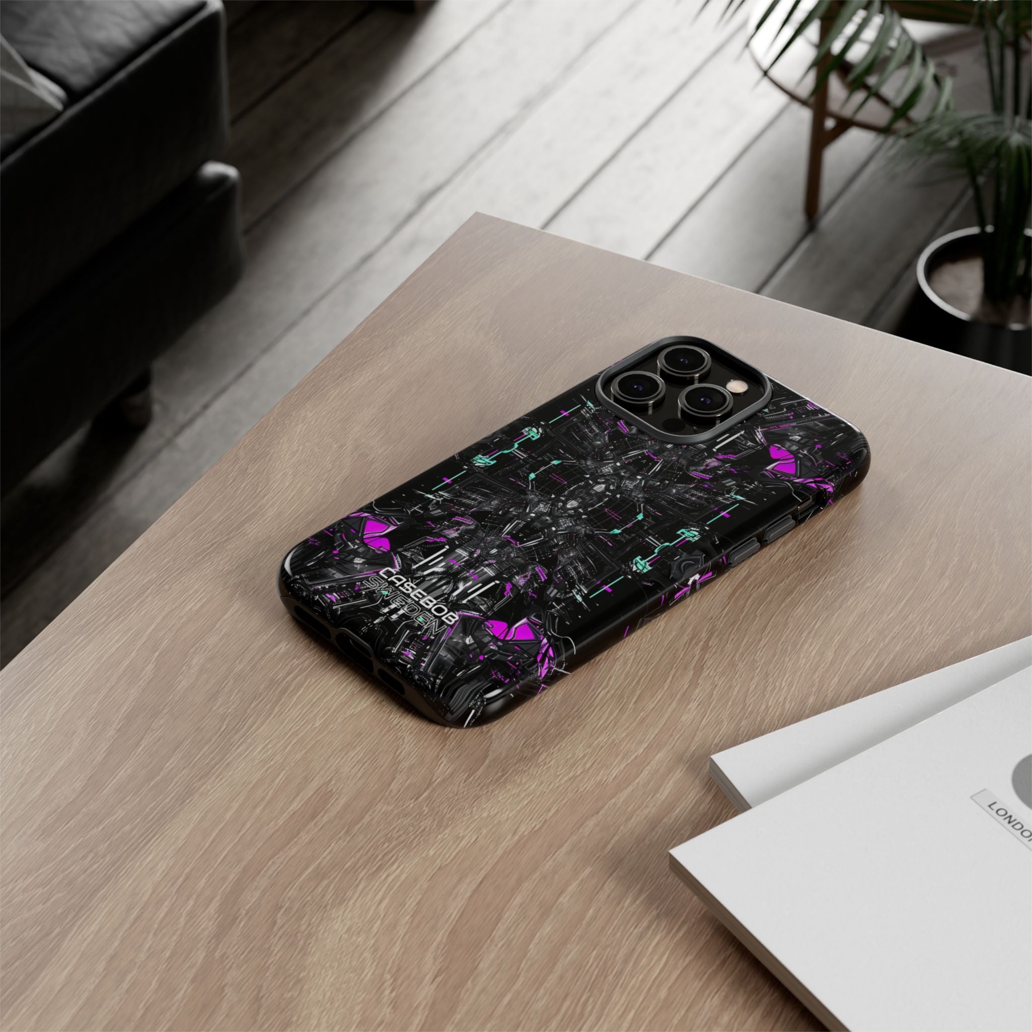 Cybernetic Neon Nexus iPhone 14 - Tough