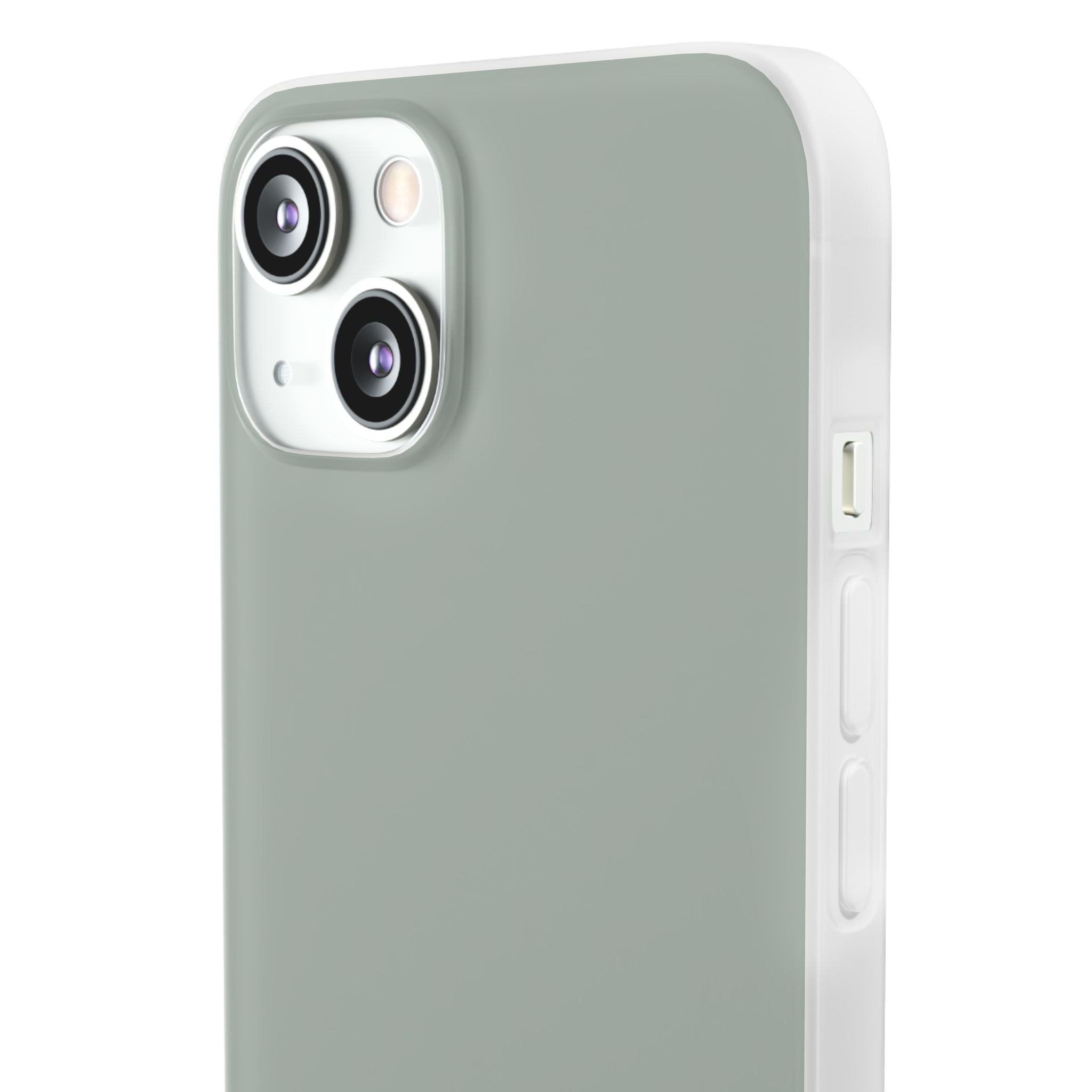 Aschgraue iPhone-Hülle – Flexi