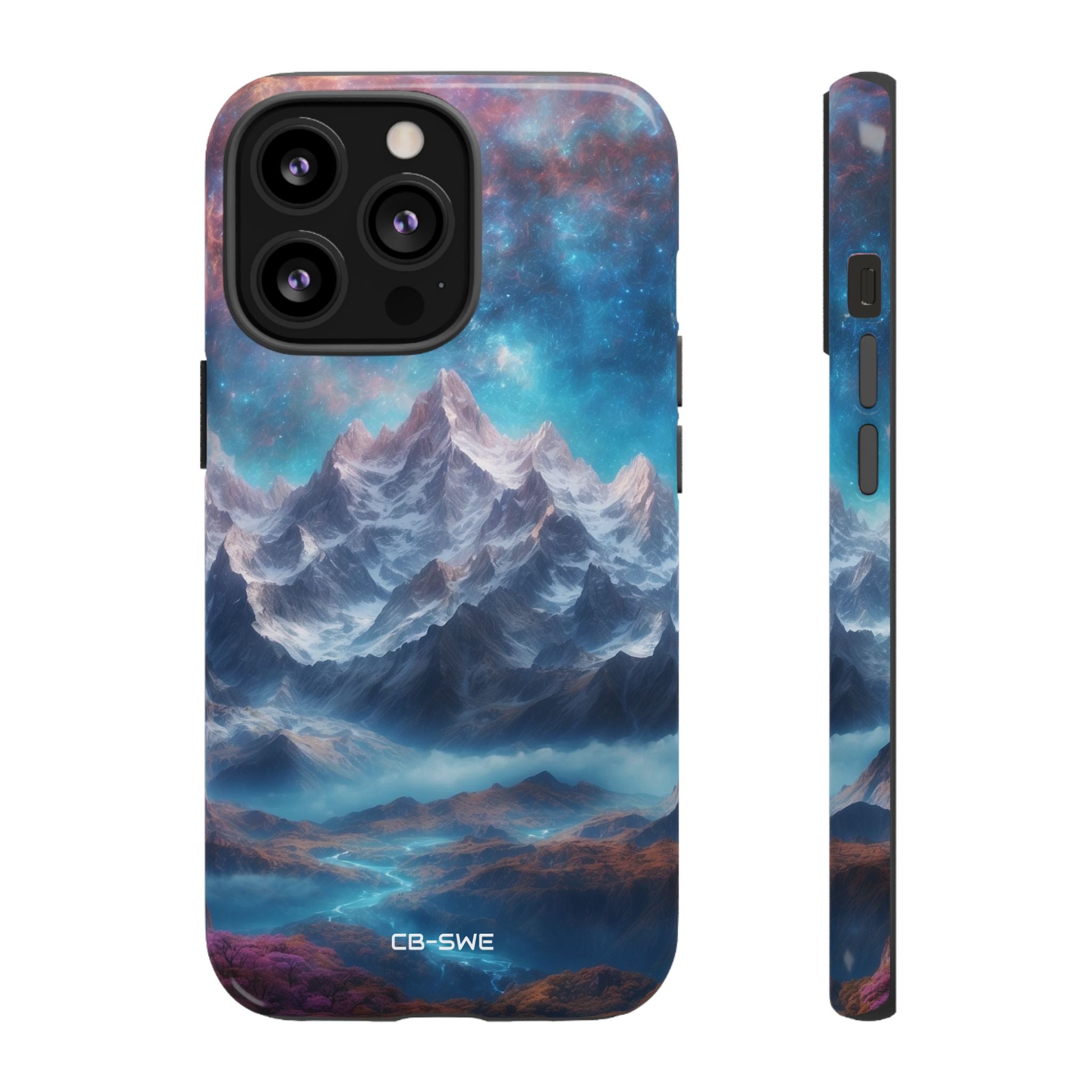 Celestial Mountains Rise - iPhone Case