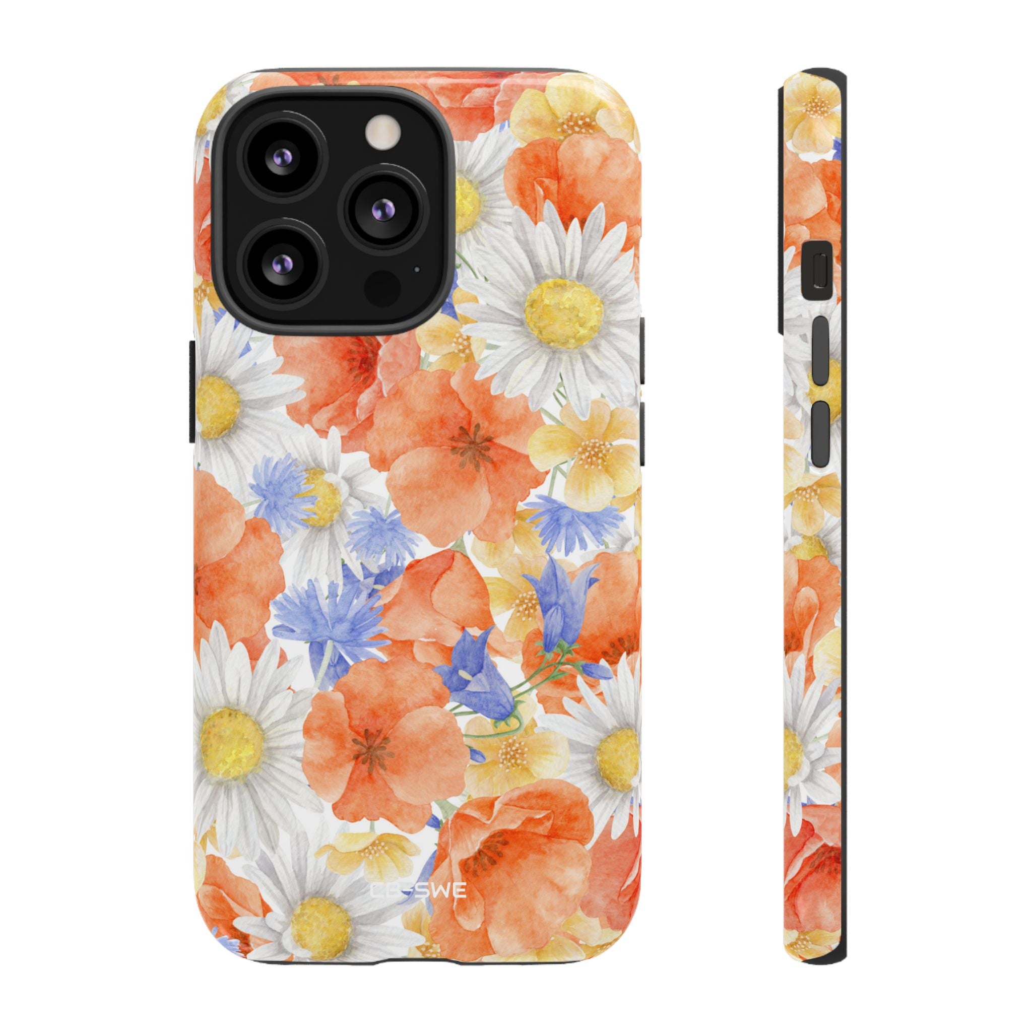Watercolor Floral Harmony - iPhone Case