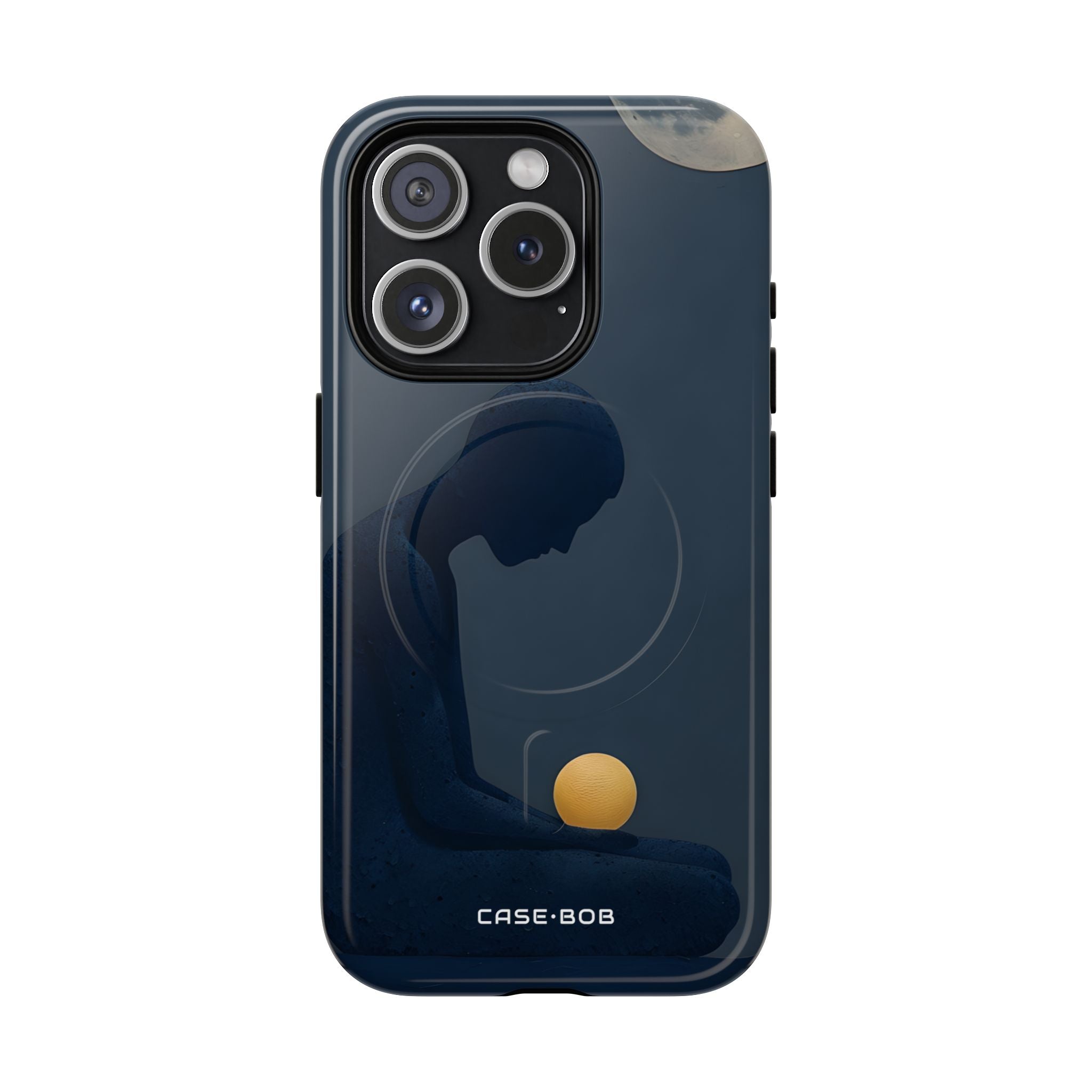 Moonlit Contemplation iPhone 15 Pro Case - Tough+