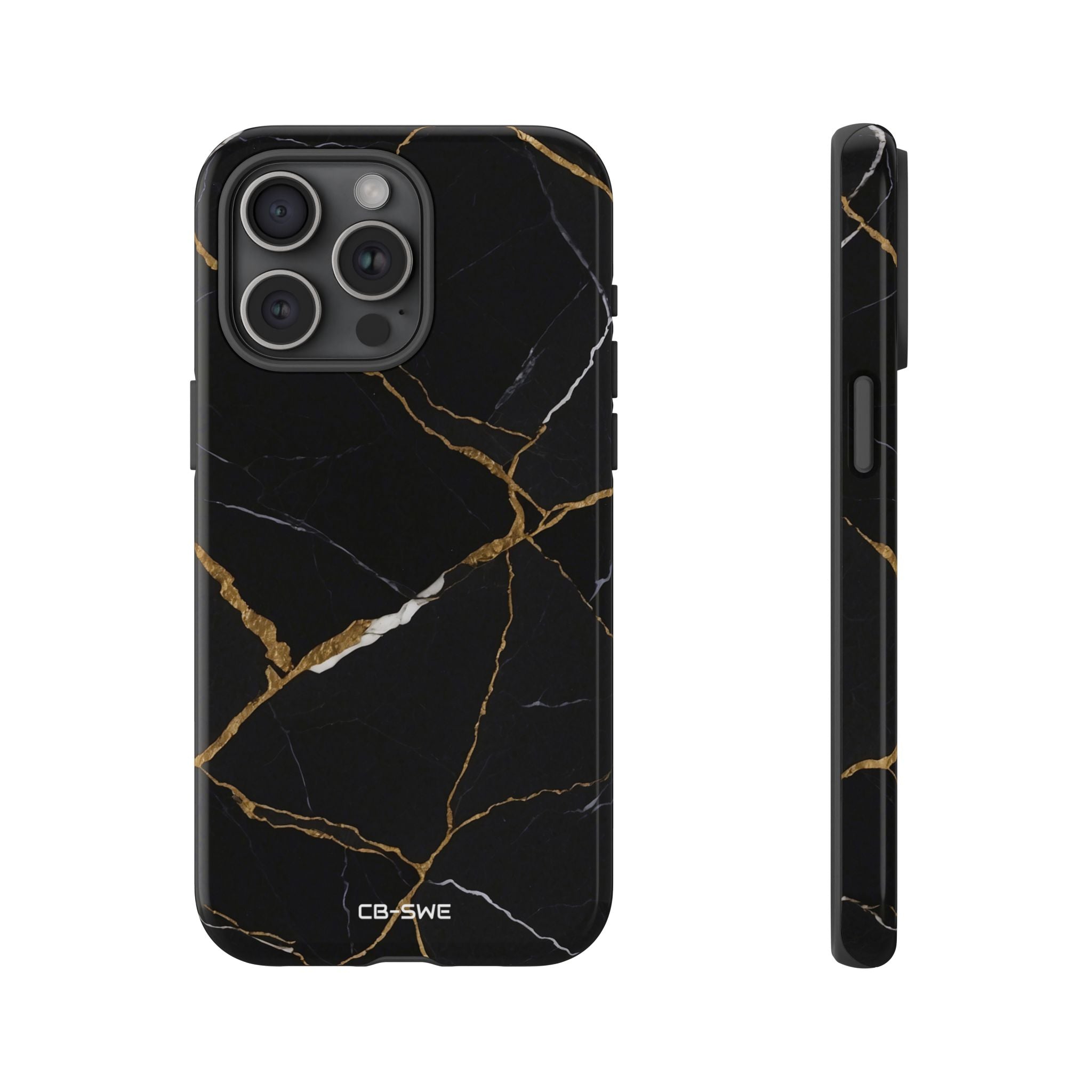Golden Veins Emerge - iPhone Case