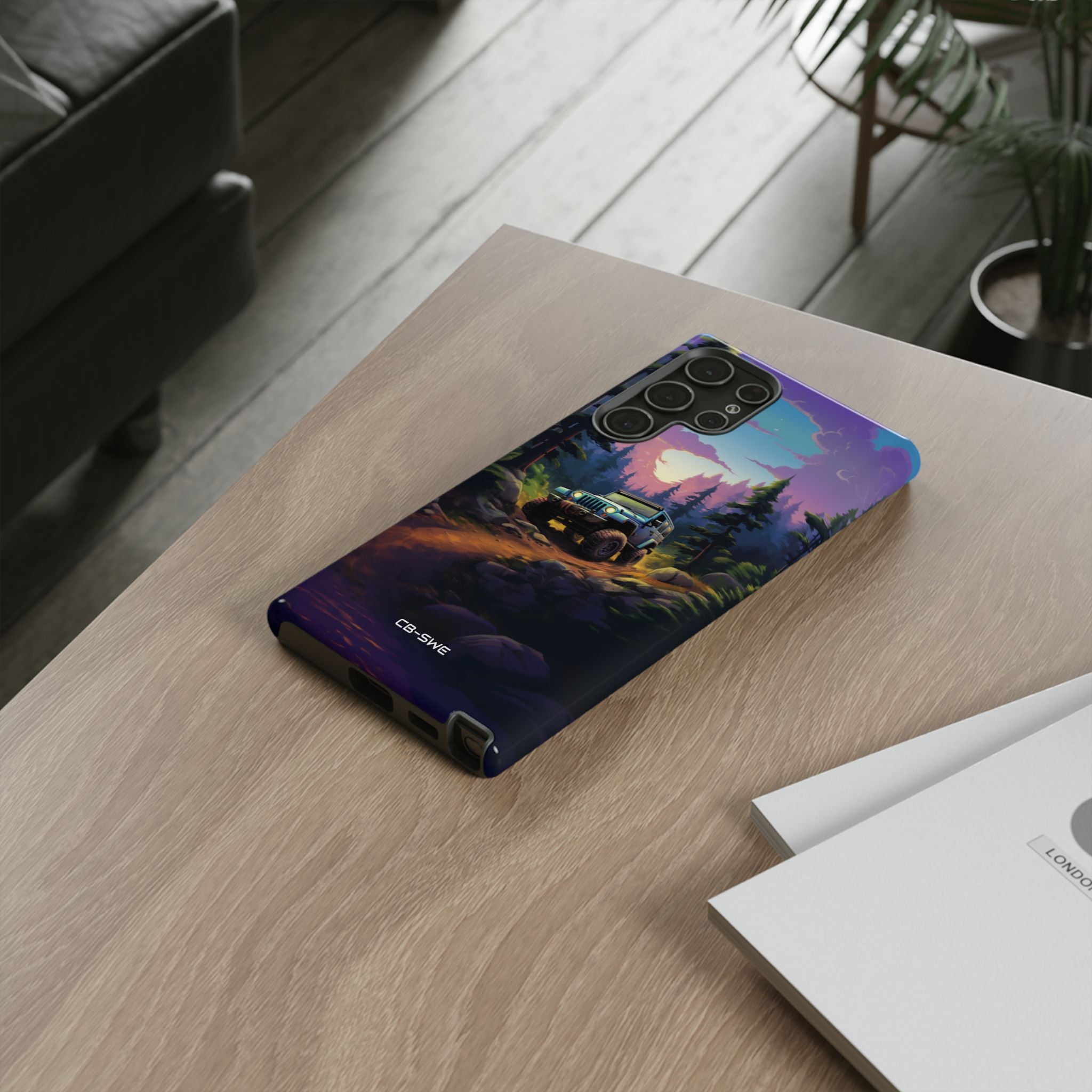 Sunset Forest Drive - Samsung Case