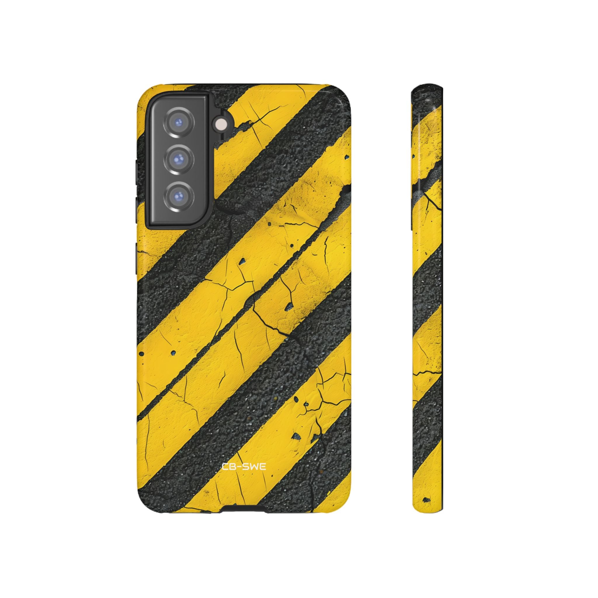 Cracked Hazard Lines - Samsung Case