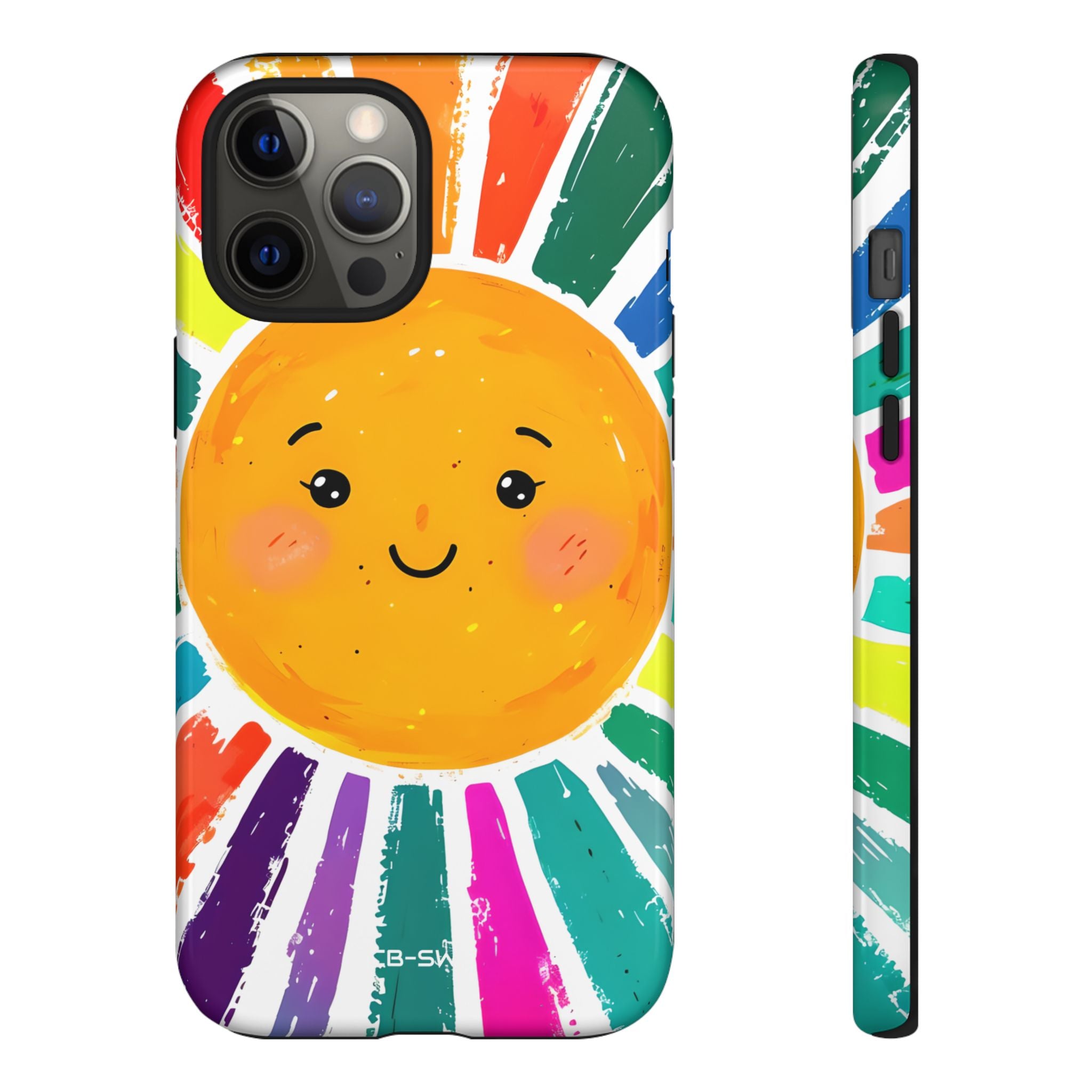 Radiant Smiling Sun - iPhone Case