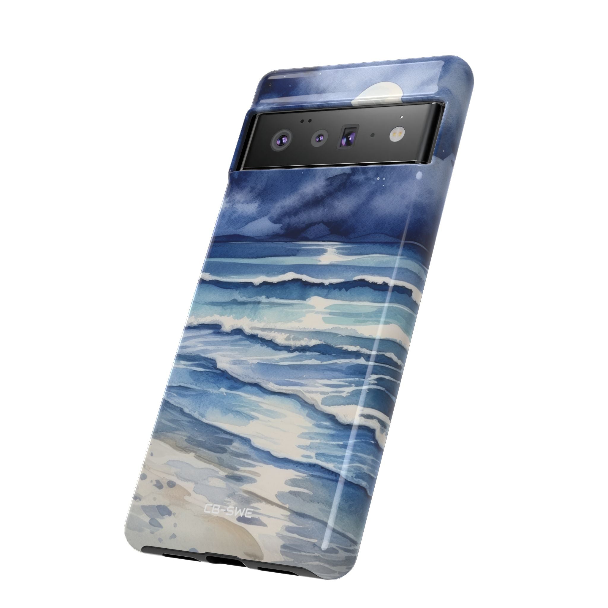 Moonlight Reflects Waves - Google Pixel Case