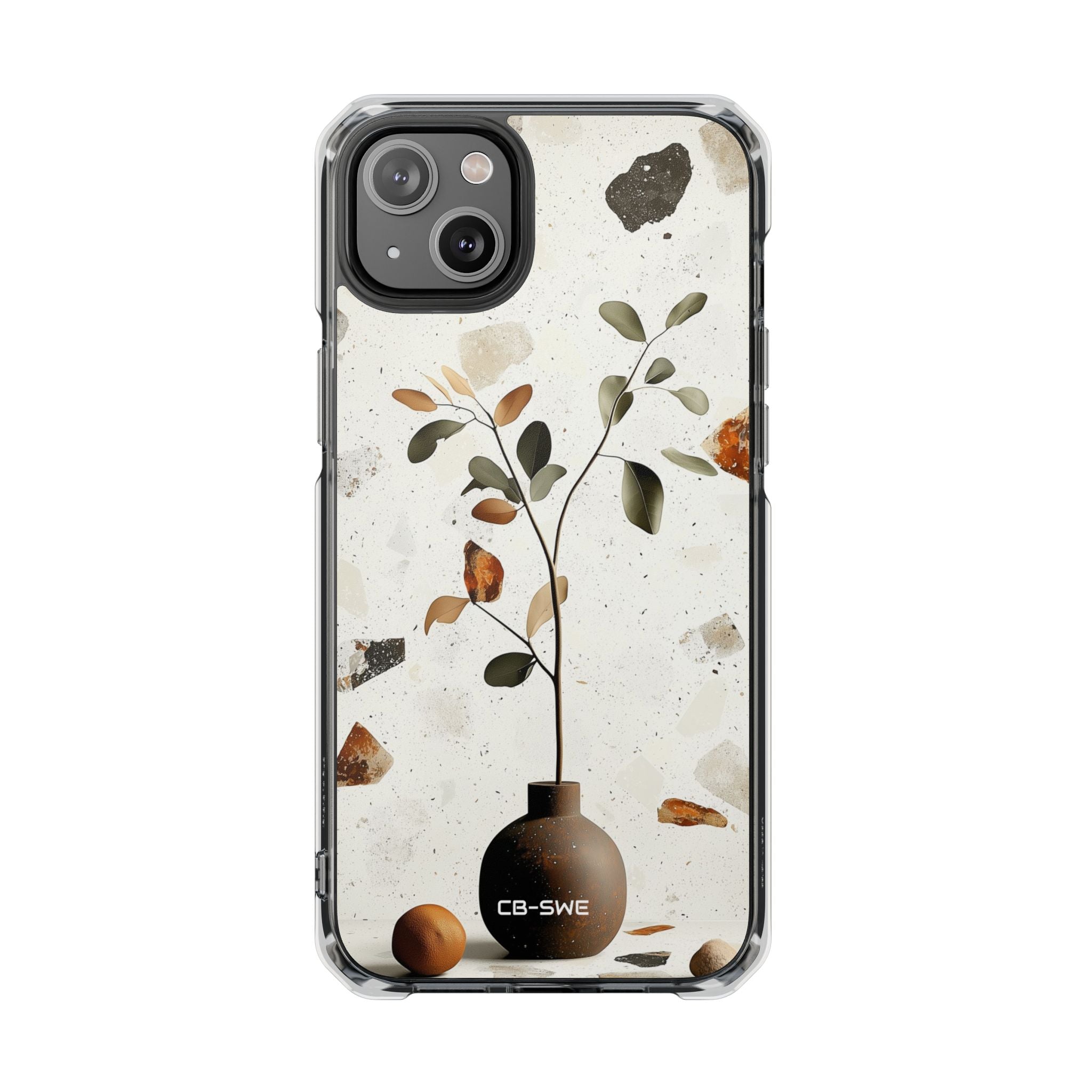 Vase Holds Leaves iPhone Case - Impact