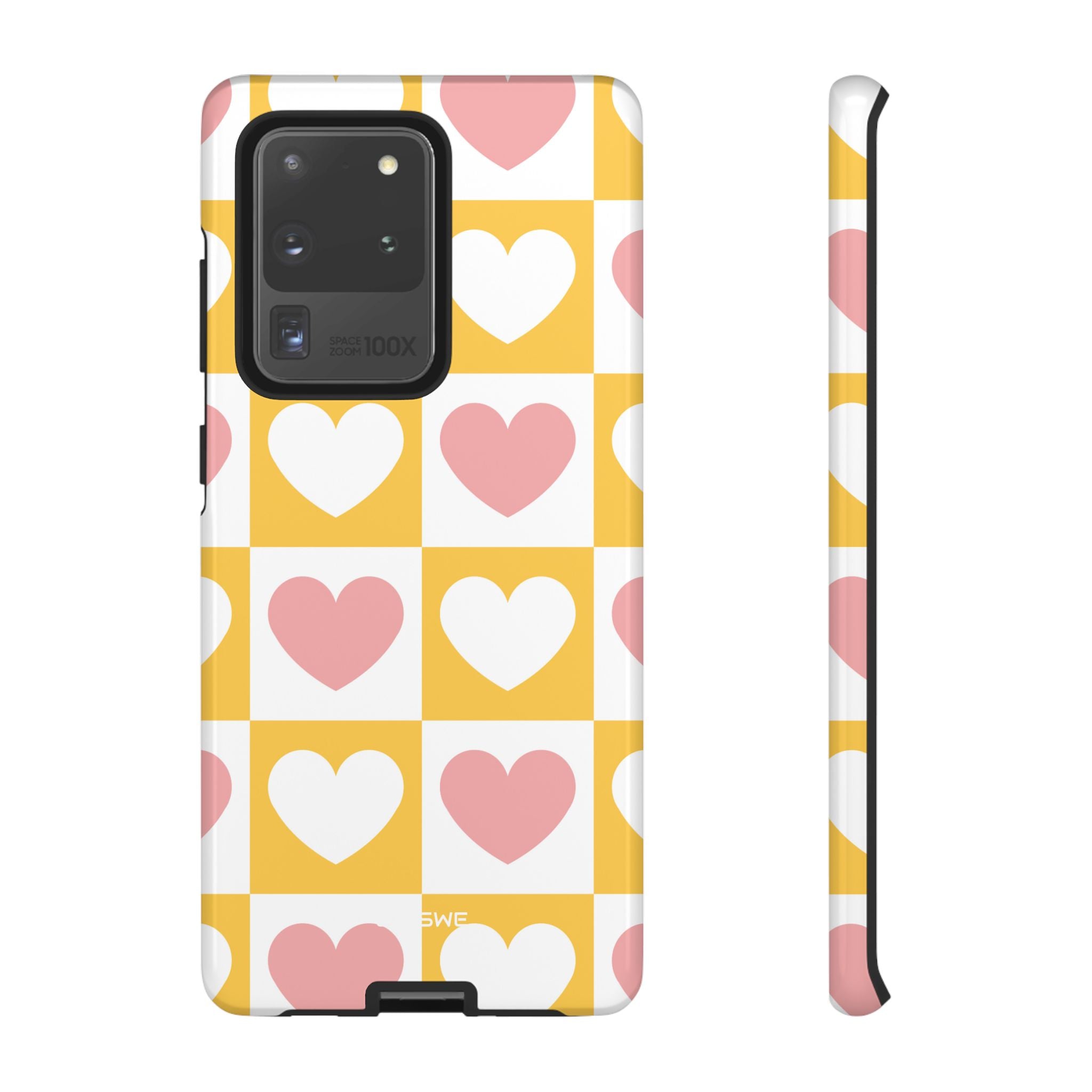 Heart Grid Harmony - Samsung Case