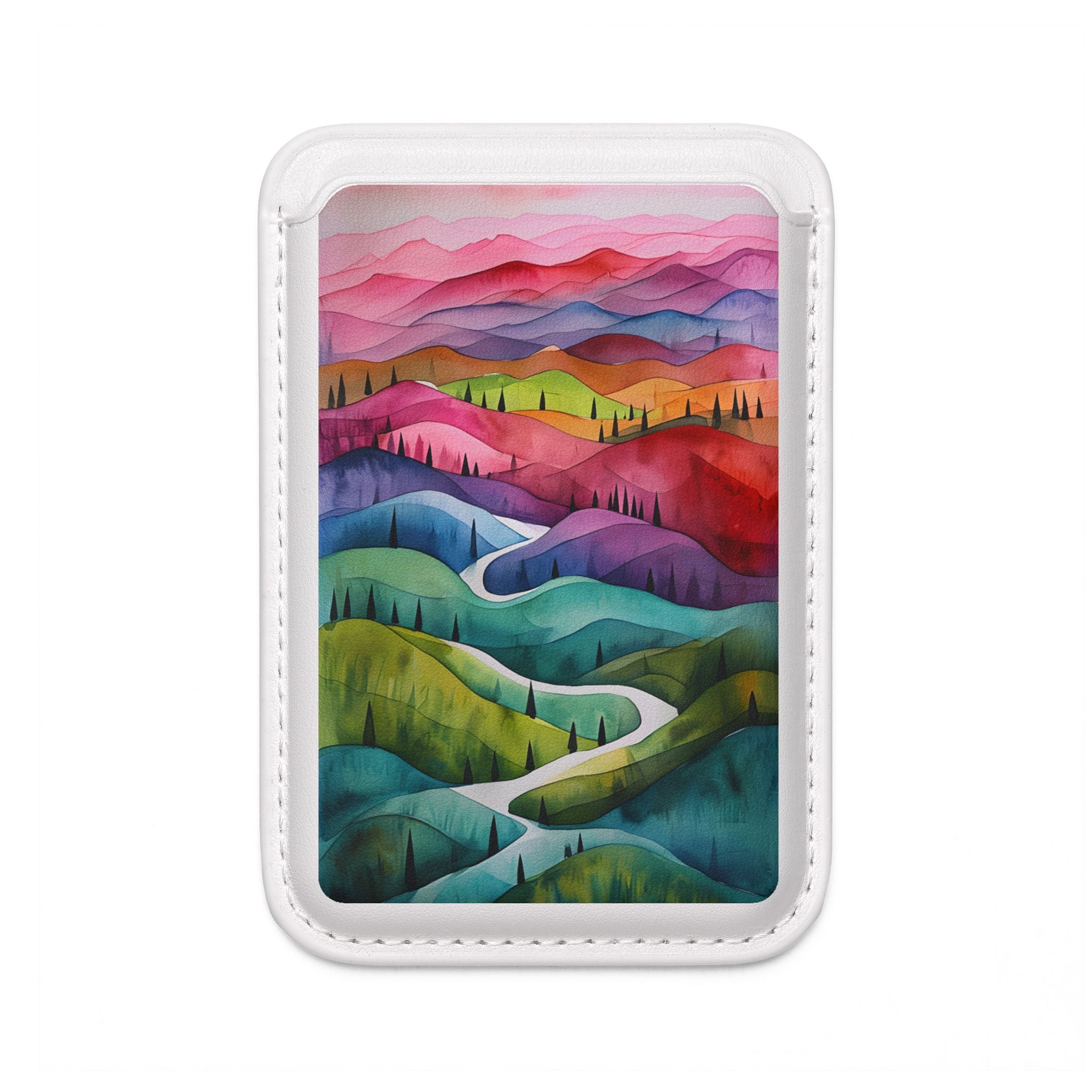 White Pathway Wallet – MagSafe Ready