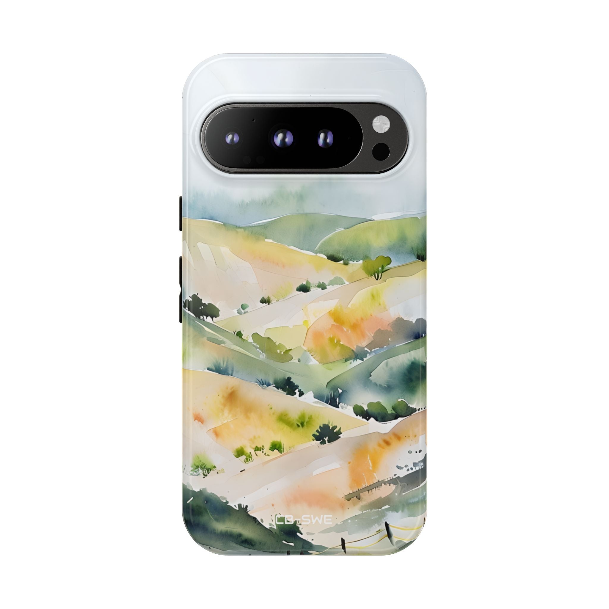 Misty Hills Watercolor - Google Pixel Case