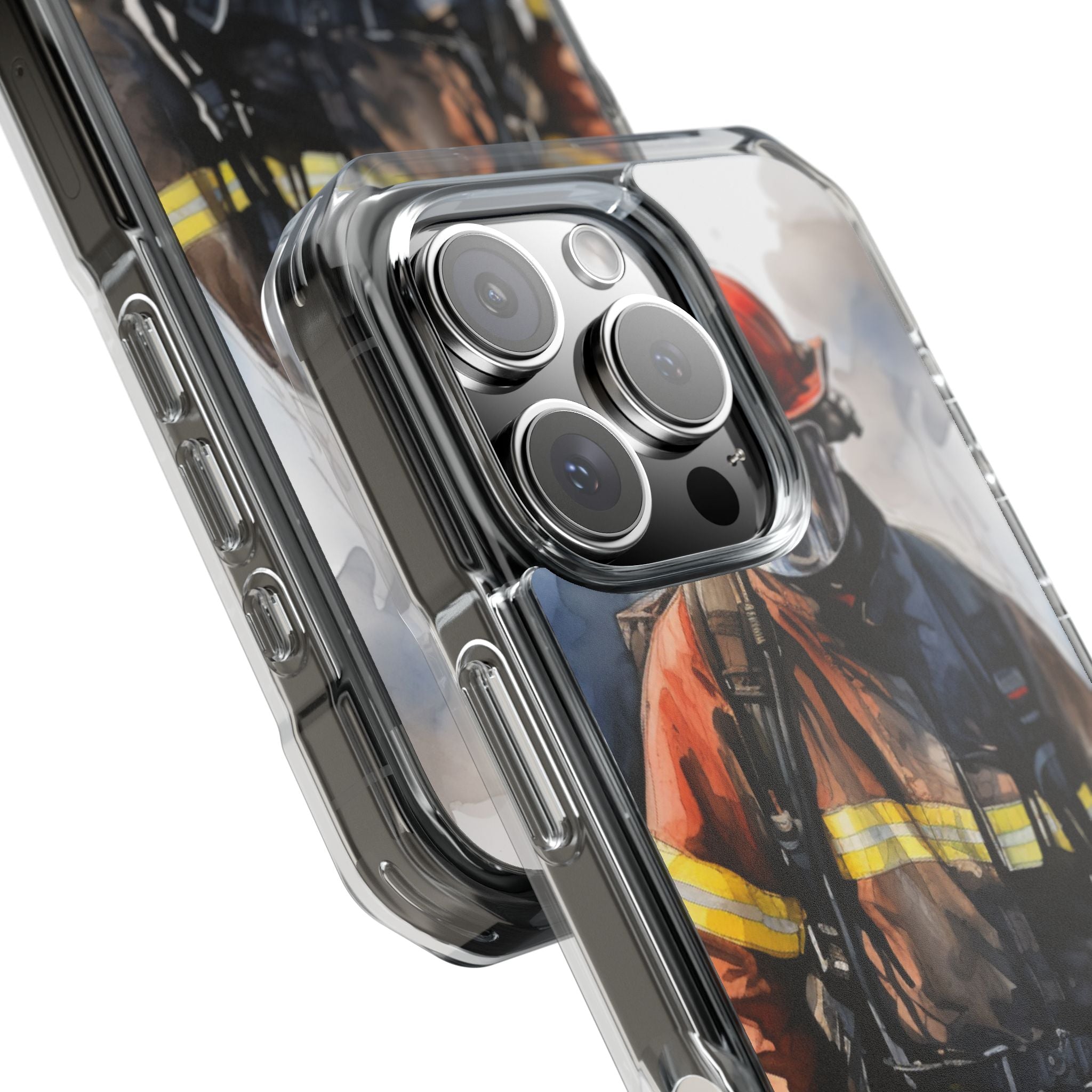 Firefighter In Motion iPhone Case - Impact