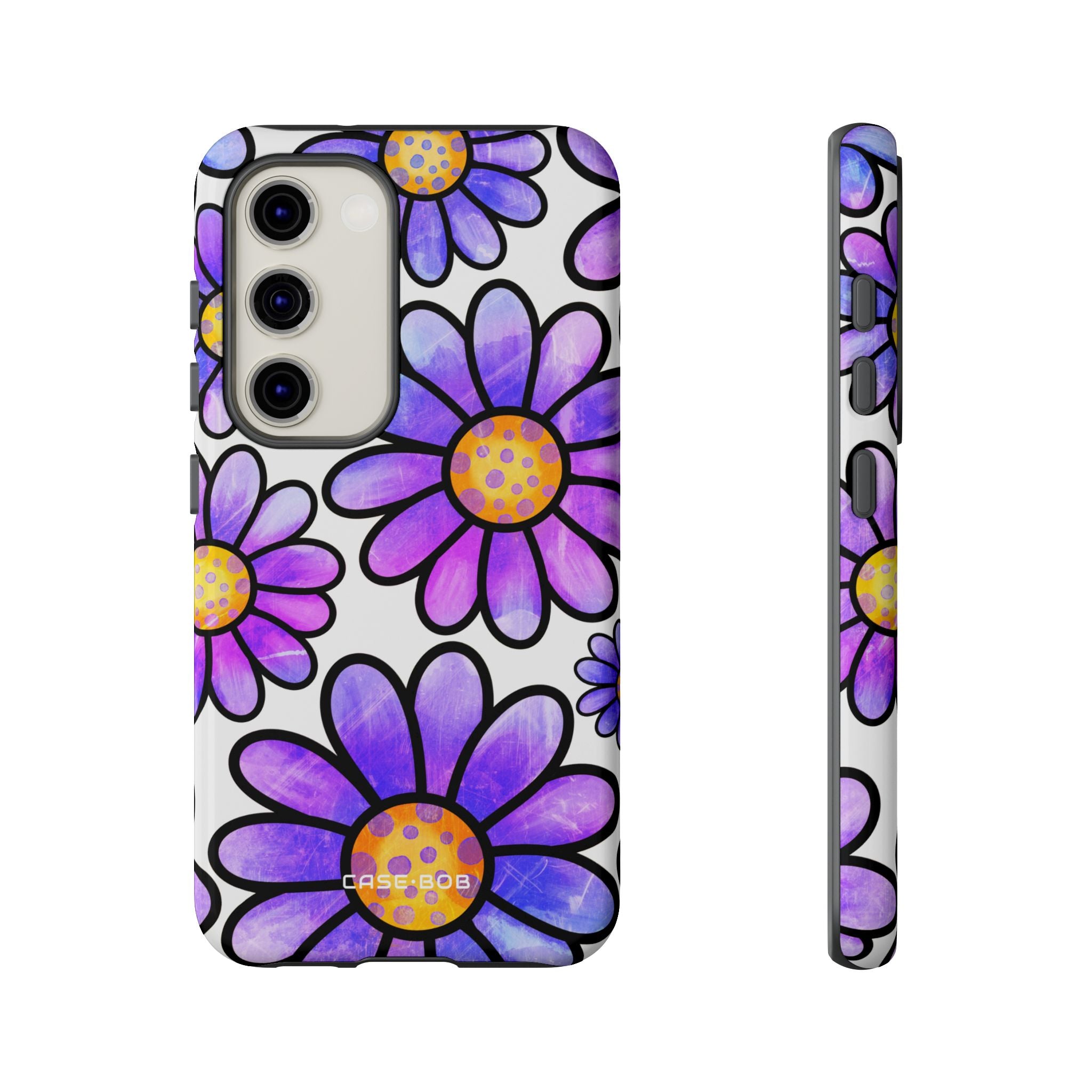 Polka Dot Blooms Samsung S23 Case - Tough